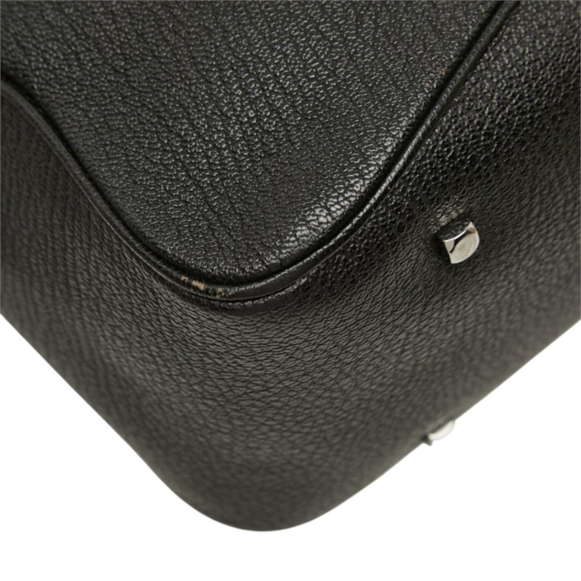 Salvatore Ferragamo Black Leather Handbag (Pre-Owned)