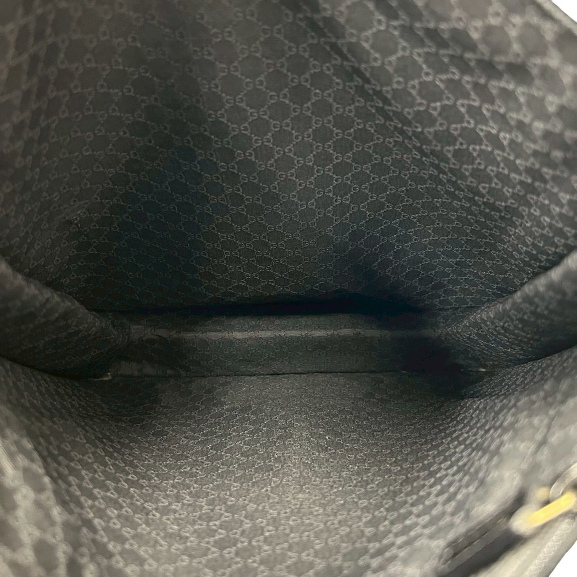 Gucci Black Leather Shoulder Bag (Pre-Owned)