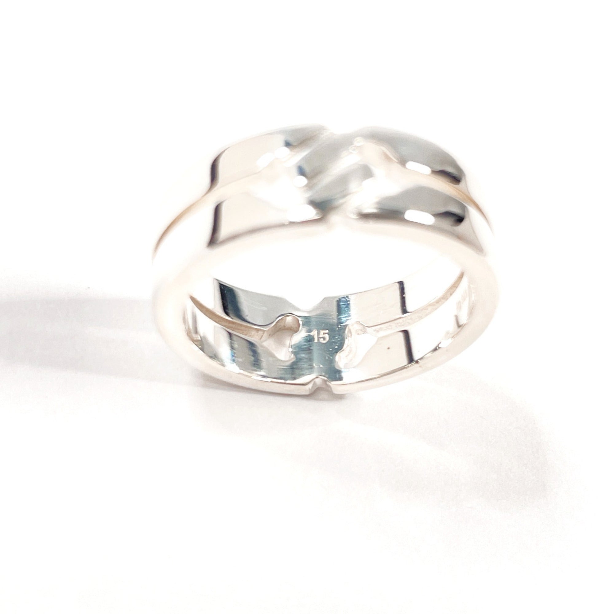 Gucci Silver Silver 925 Band Ring (Pre-Owned)