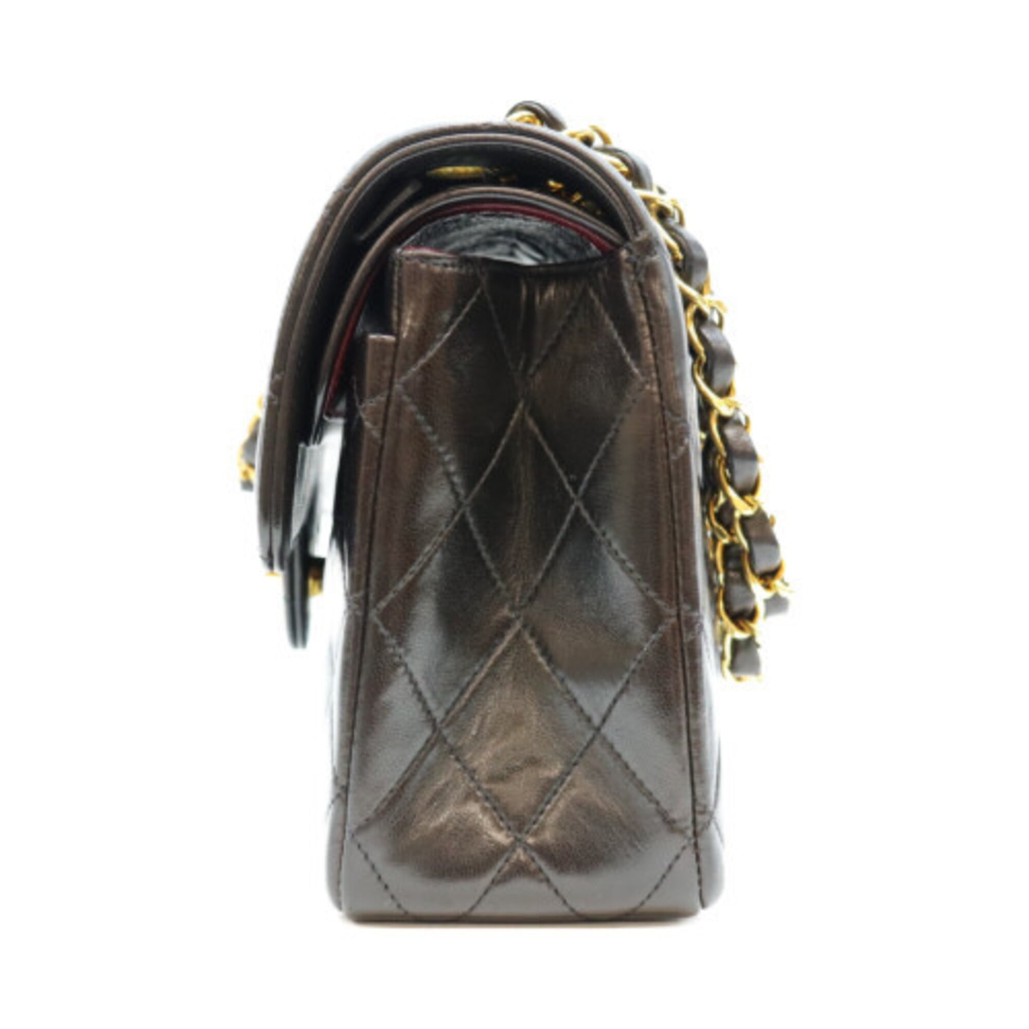Chanel Black Leather Shoulder Bag (Pre-Owned)