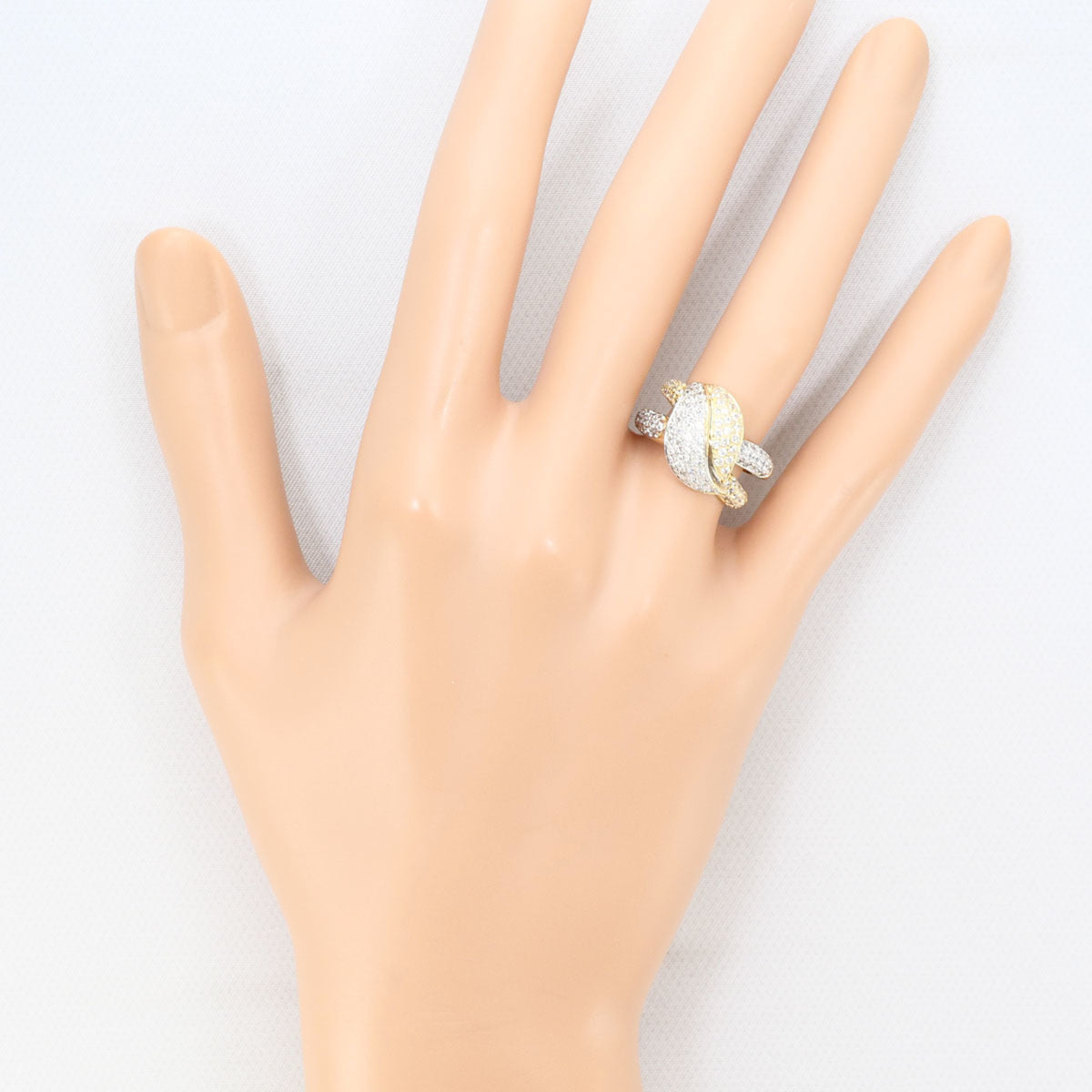 Unbranded White Gold Yellow Gold White Gold (14K) Yellow Gold (14K) Band Ring (Pre-Owned)