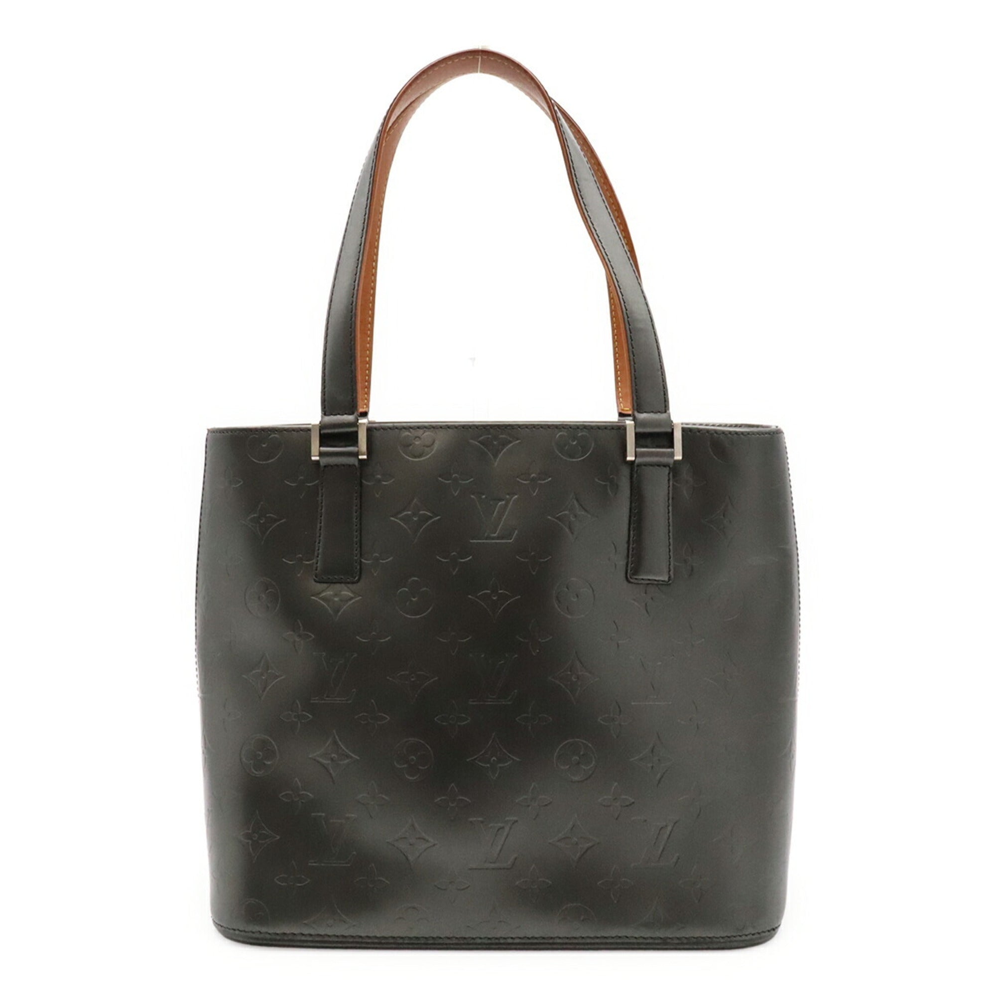 Louis Vuitton Monogram Mat Black Noir Monogram Mat Shoulder Bag Tote Bag (Pre-Owned)