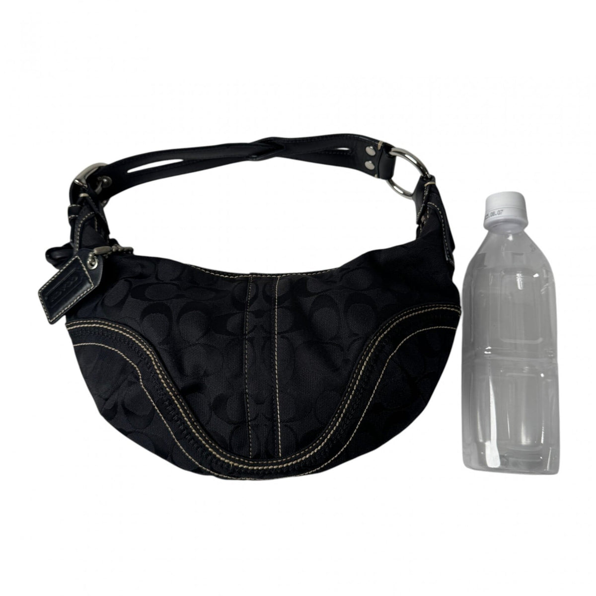 Coach Black Canvas Handbag Shoulder Bag (Pre-Owned)