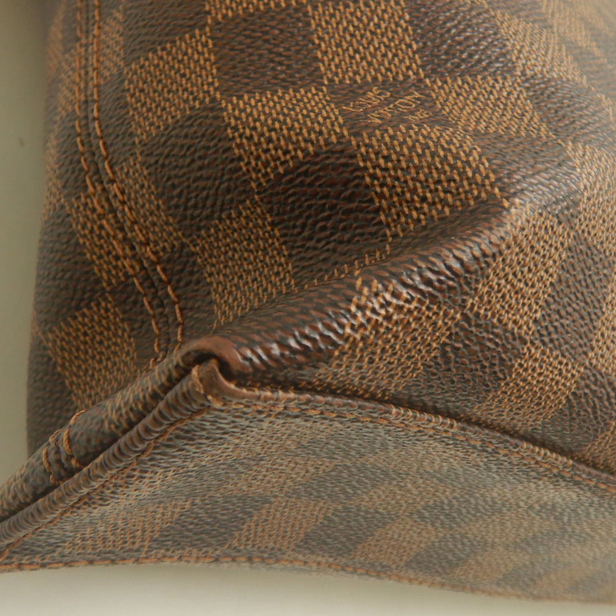 Louis Vuitton Damier Canvas Ebene Damier Canvas Briefcase Handbag Shoulder Bag (Pre-Owned)
