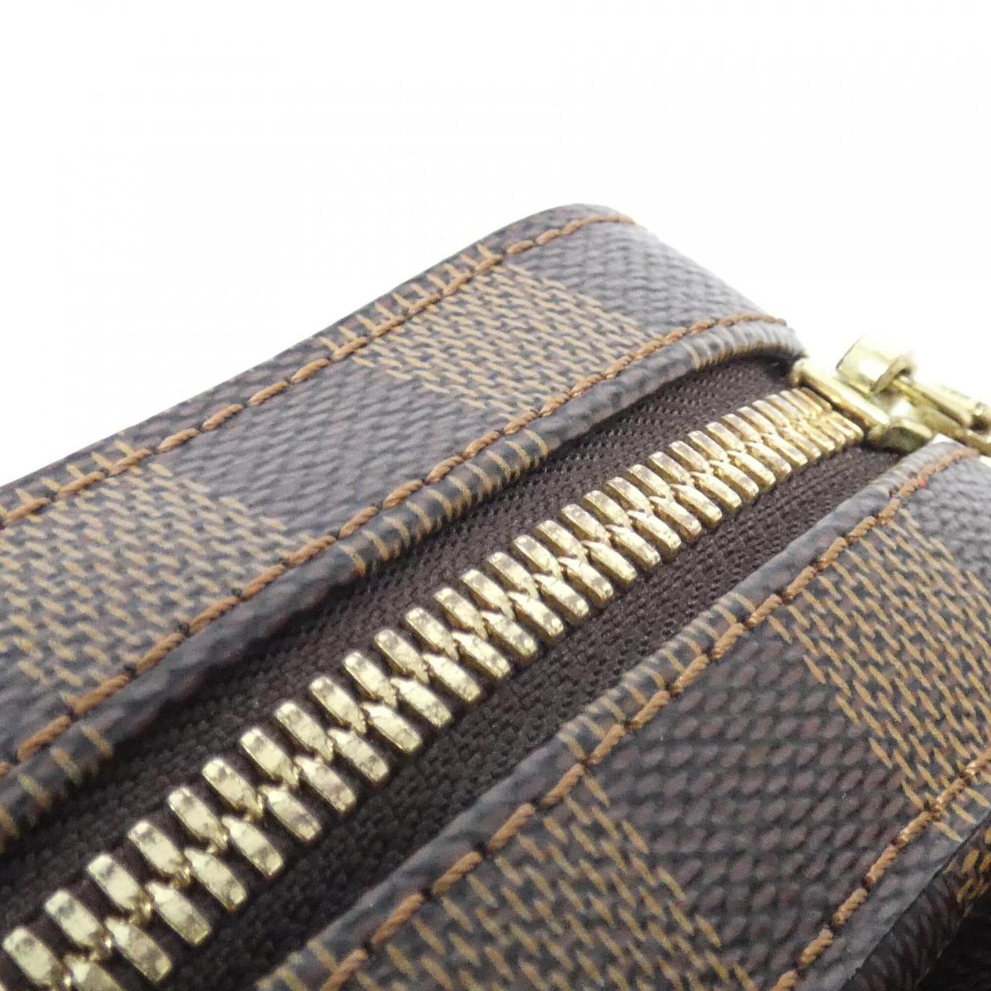 Louis Vuitton Ebene Coated Canvas Shoulder Bag (Pre-Owned)