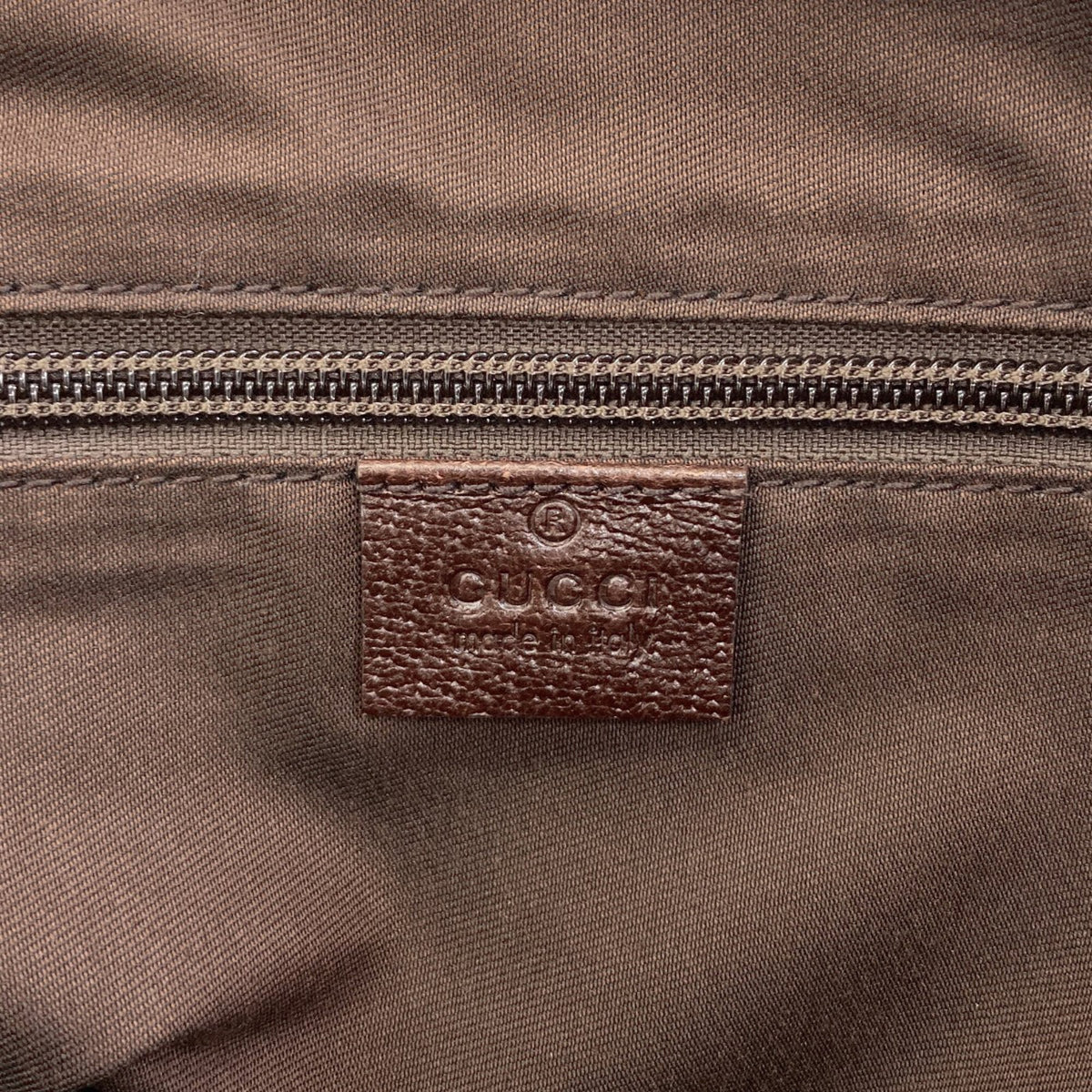 Gucci Brown Canvas Shoulder Bag (Pre-Owned)