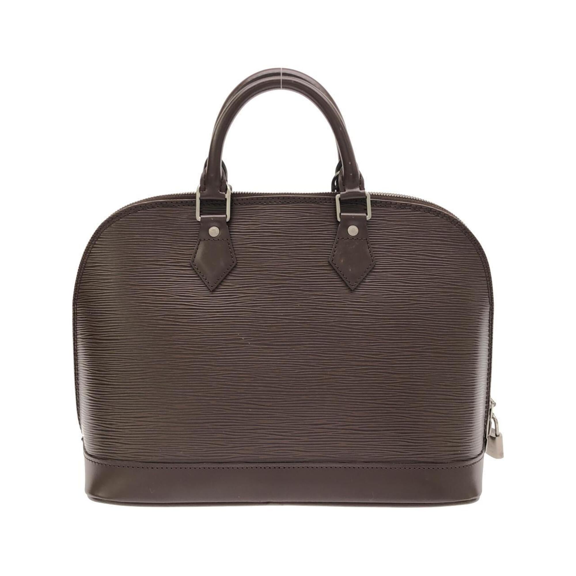 Louis Vuitton Mocha Leather Handbag (Pre-Owned)