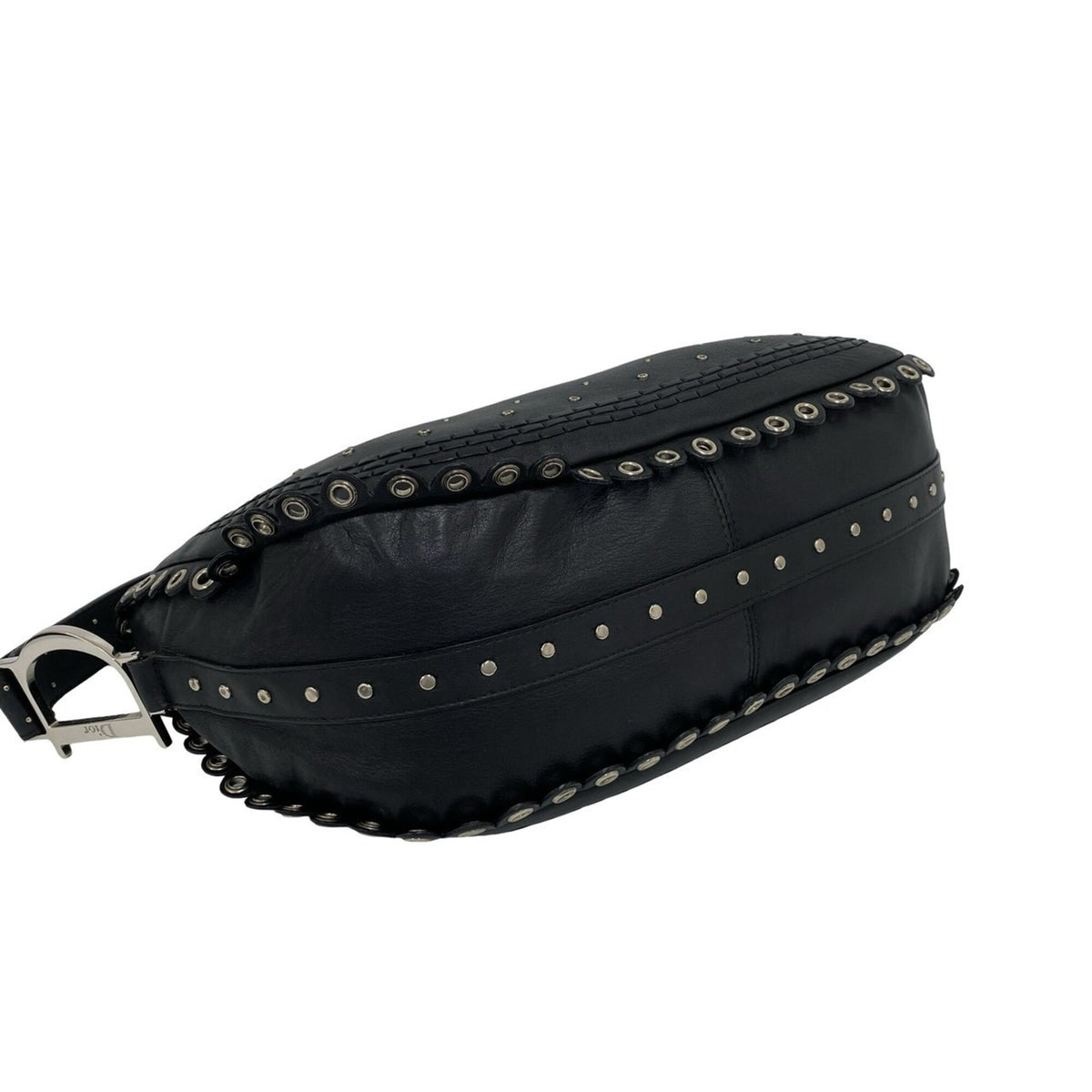 Christian Dior Black Leather Shoulder Bag (Pre-Owned)