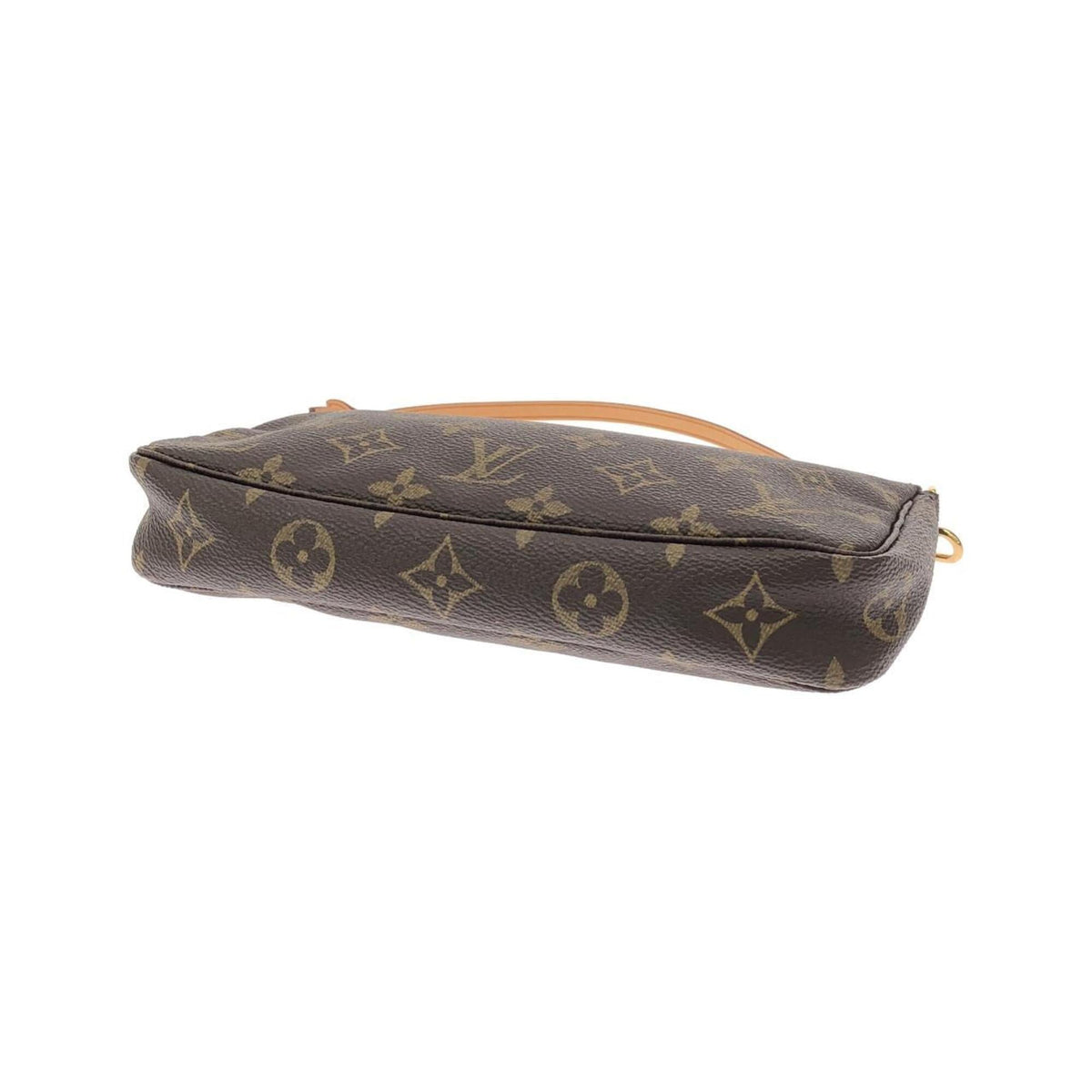 Louis Vuitton Marron Coated Canvas Pochette Pouch (Pre-Owned)