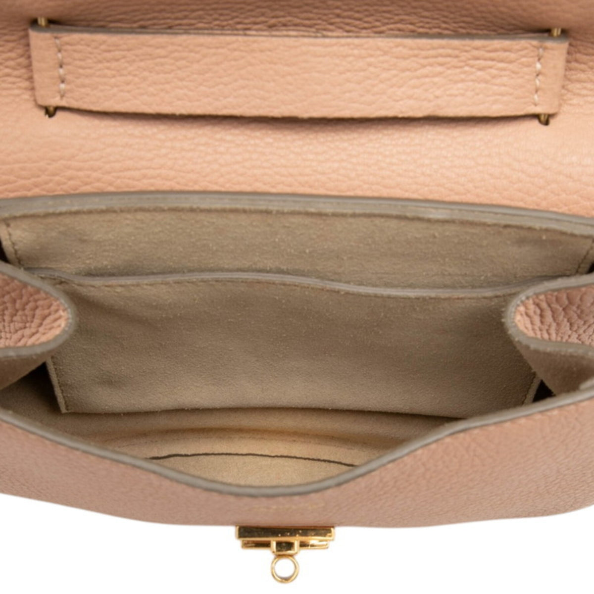 Chloé Gold Pink Leather Shoulder Bag (Pre-Owned)