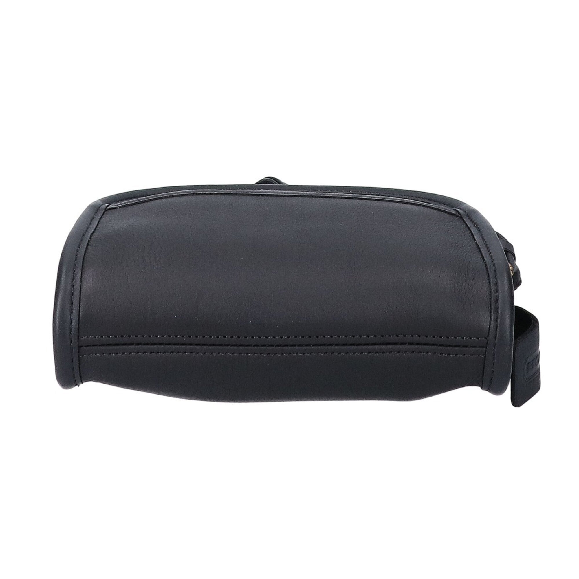 Coach Black Leather Shoulder Bag (Pre-Owned)