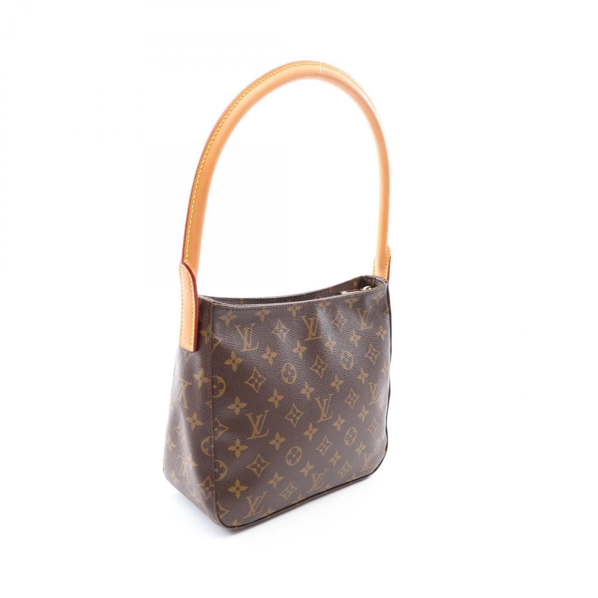 Louis Vuitton Brown Coated Canvas Pvc Monogram Leather Handbag Shoulder Bag (Pre-Owned)