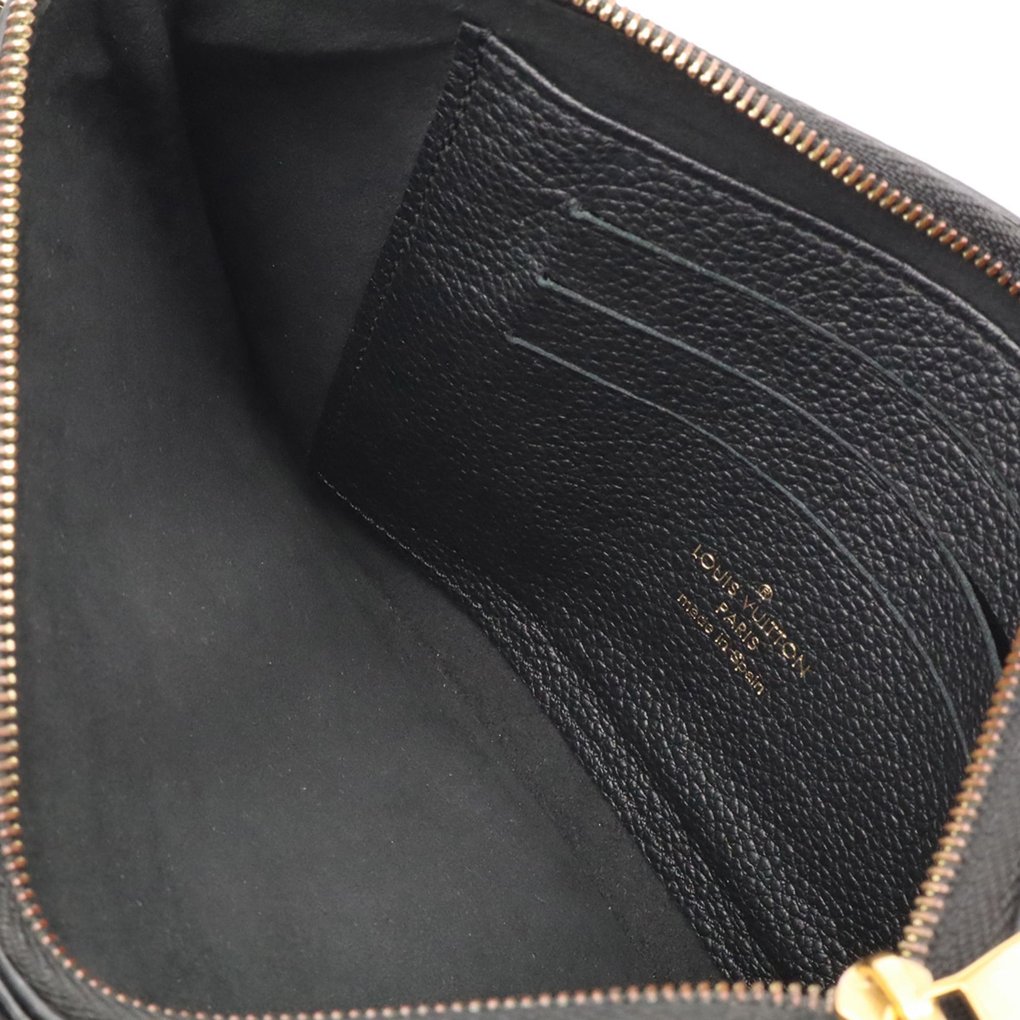 Louis Vuitton Noir Monogram Empreinte Leather Pochette Shoulder Bag (Pre-Owned)