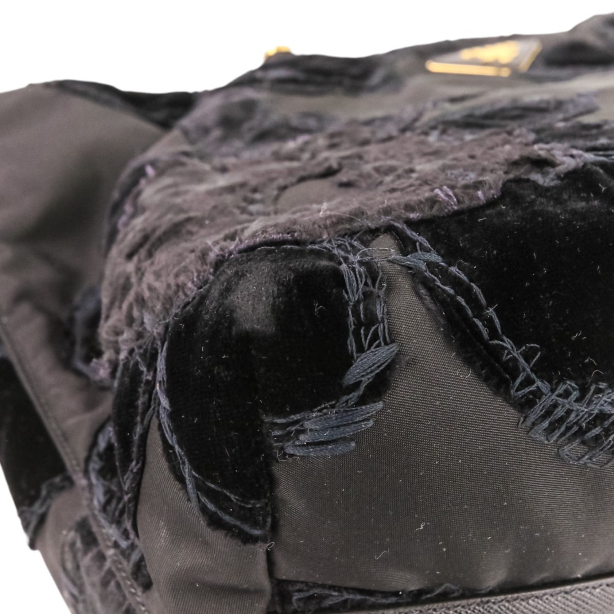 Prada Black Nylon Tote Bag (Pre-Owned)