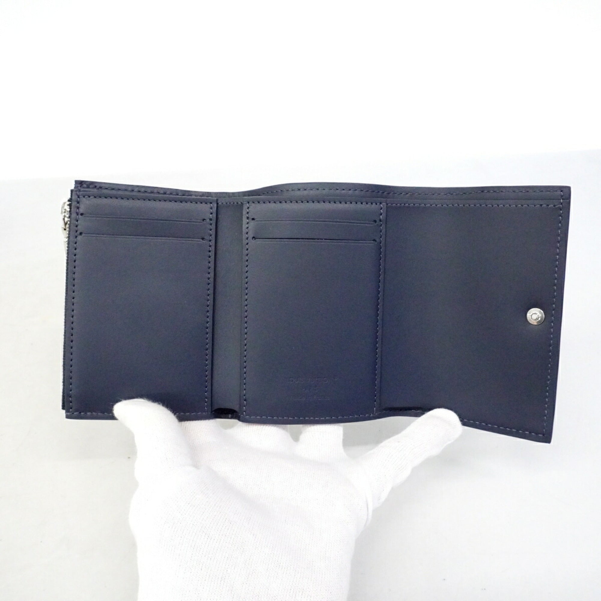Louis Vuitton Navy Wallet (Tri-Fold) (Pre-Owned)