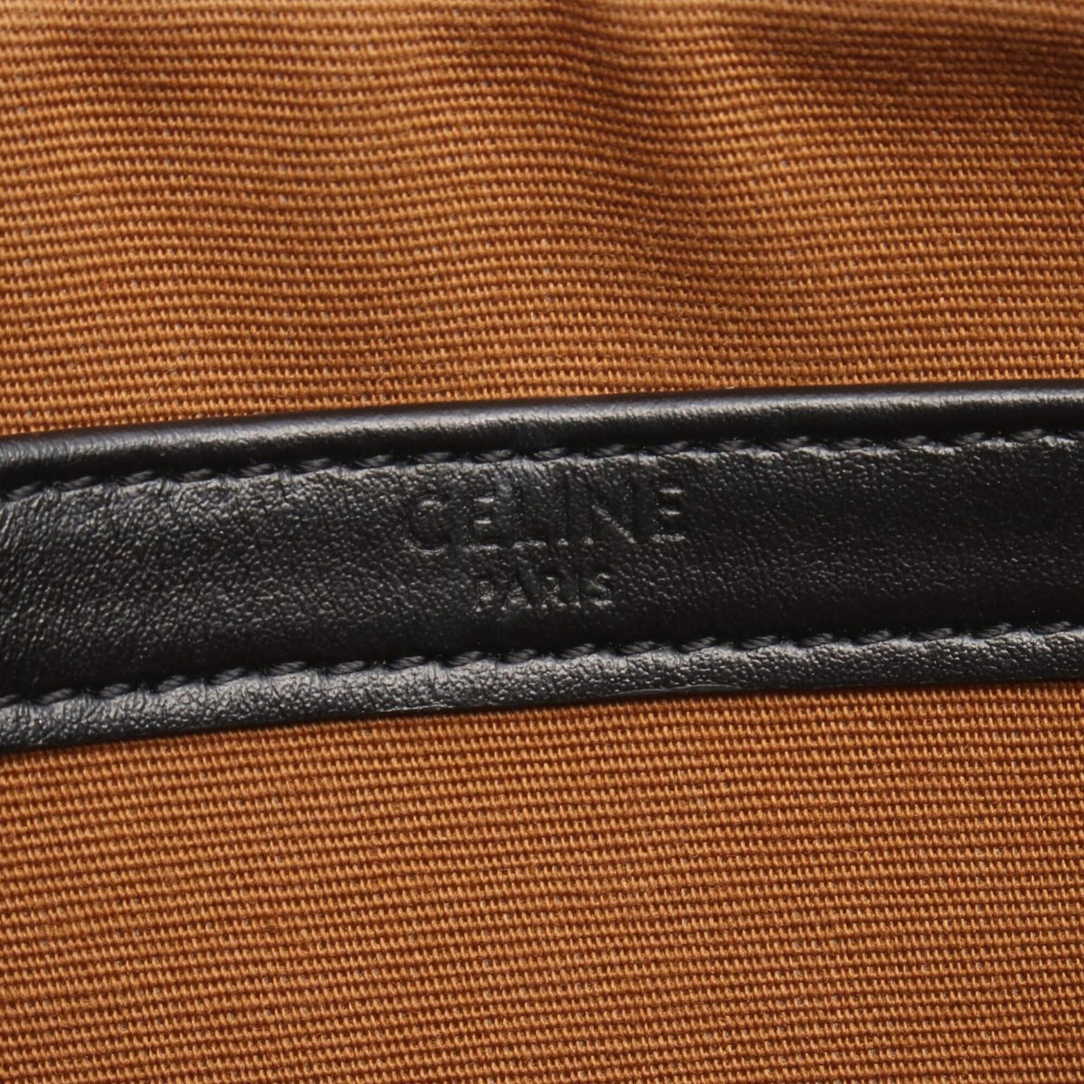 Celine Black Brown Coated Canvas Leather Handbag Messenger Bag Shoulder Bag (Pre-Owned)