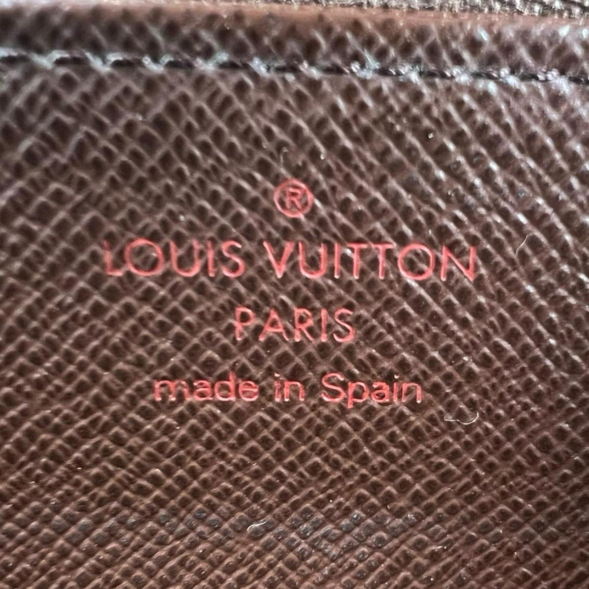 Louis Vuitton Brown Damier Canvas Long Wallet (Bi-Fold) (Pre-Owned)
