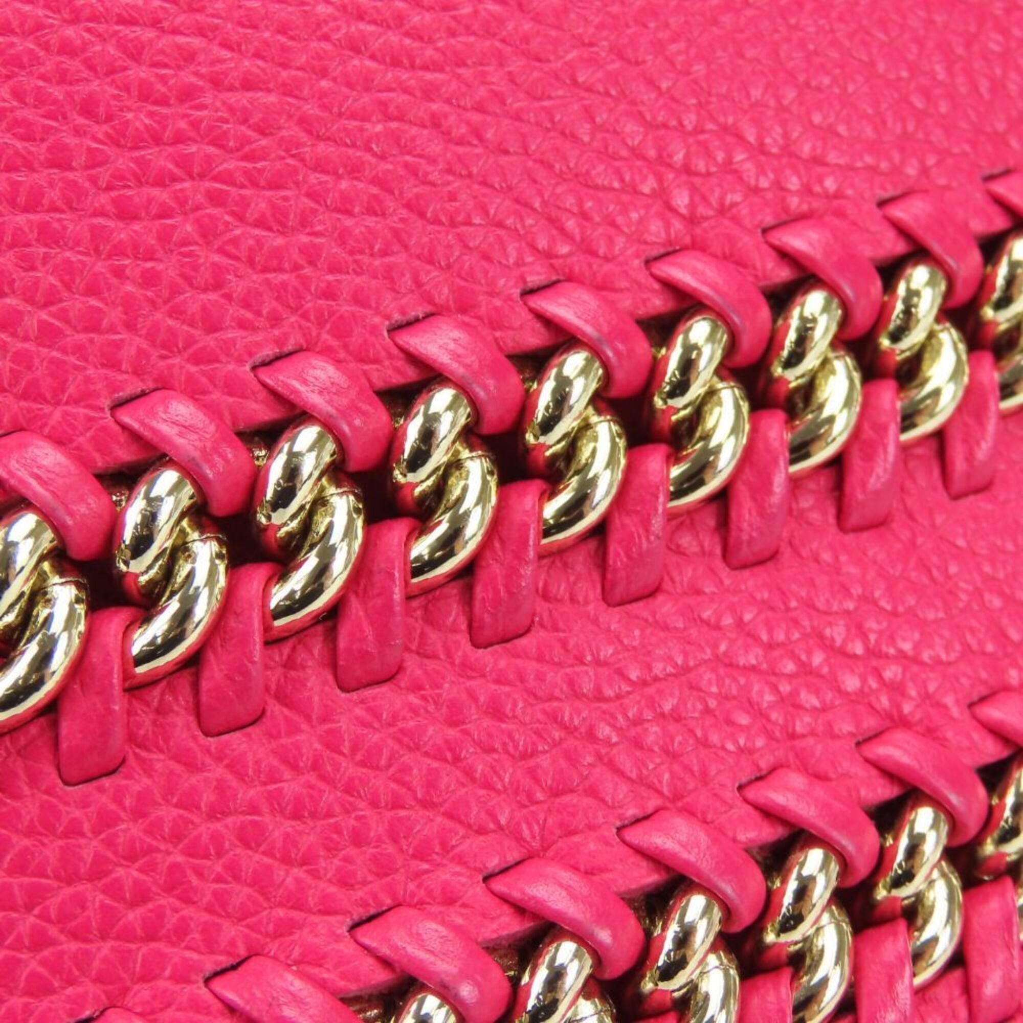 Coach Pink Leather Shoulder Bag (Pre-Owned)