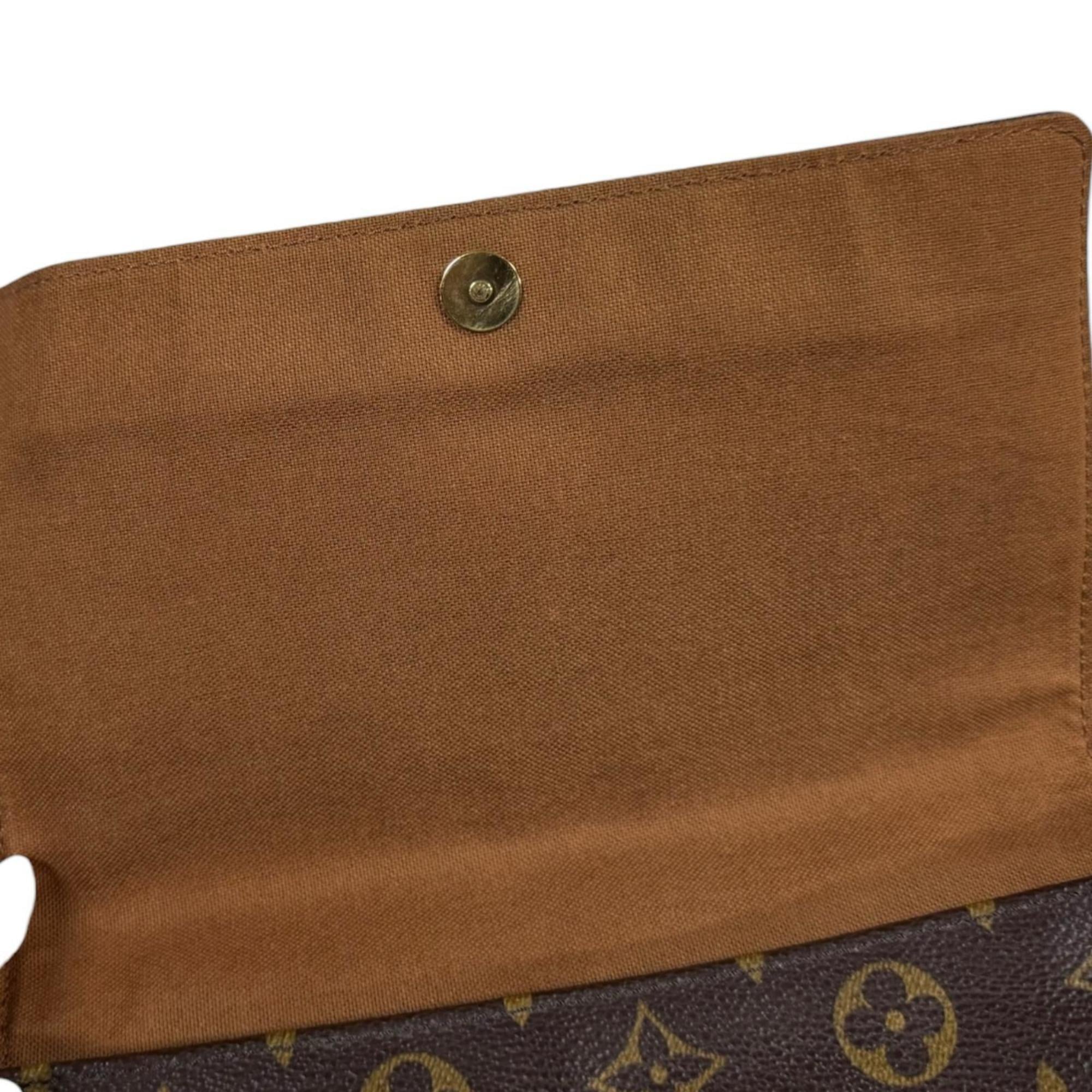Louis Vuitton Brown Monogram Canvas Handbag (Pre-Owned)
