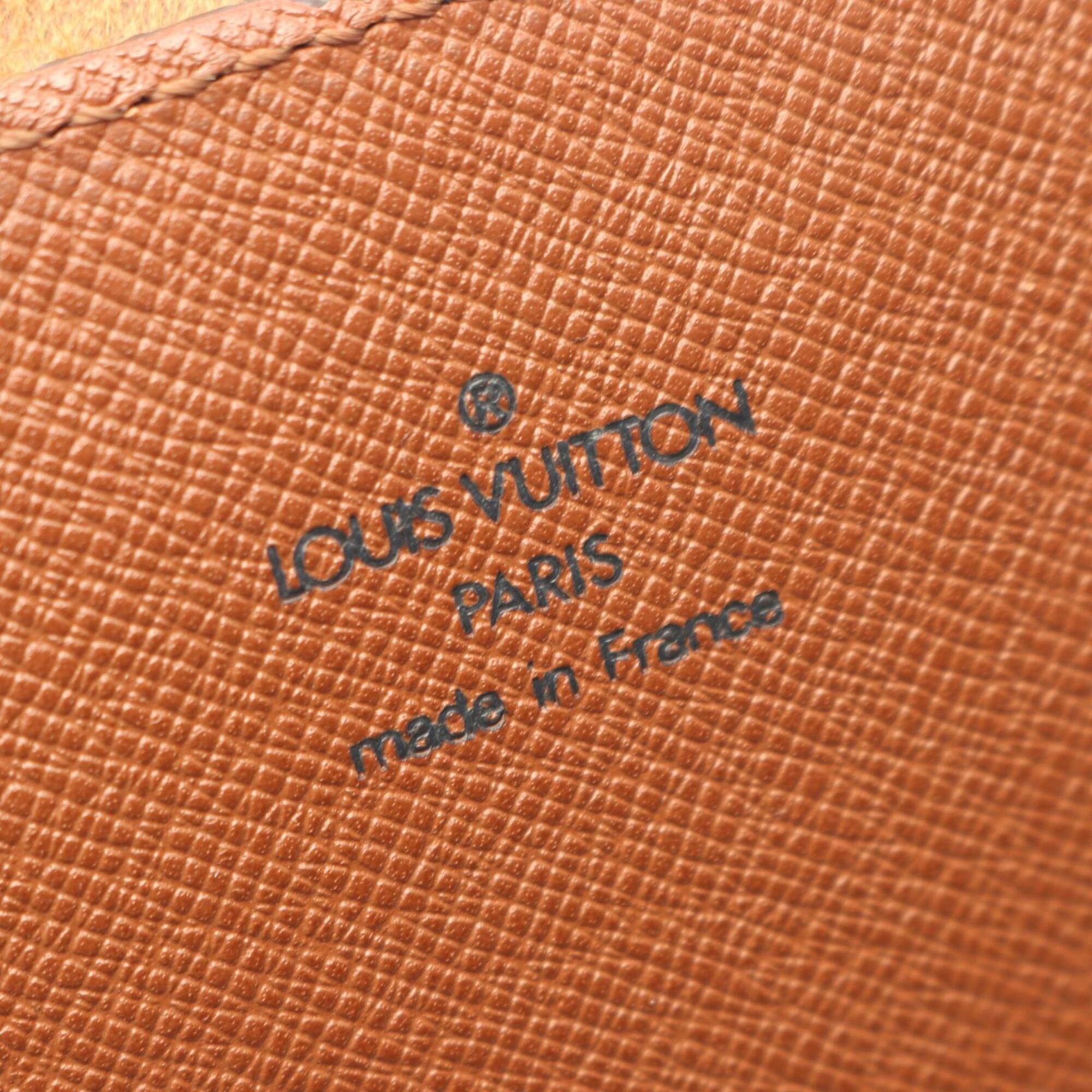 Louis Vuitton Brown Monogram Coated Canvas Leather Shoulder Bag (Pre-Owned)