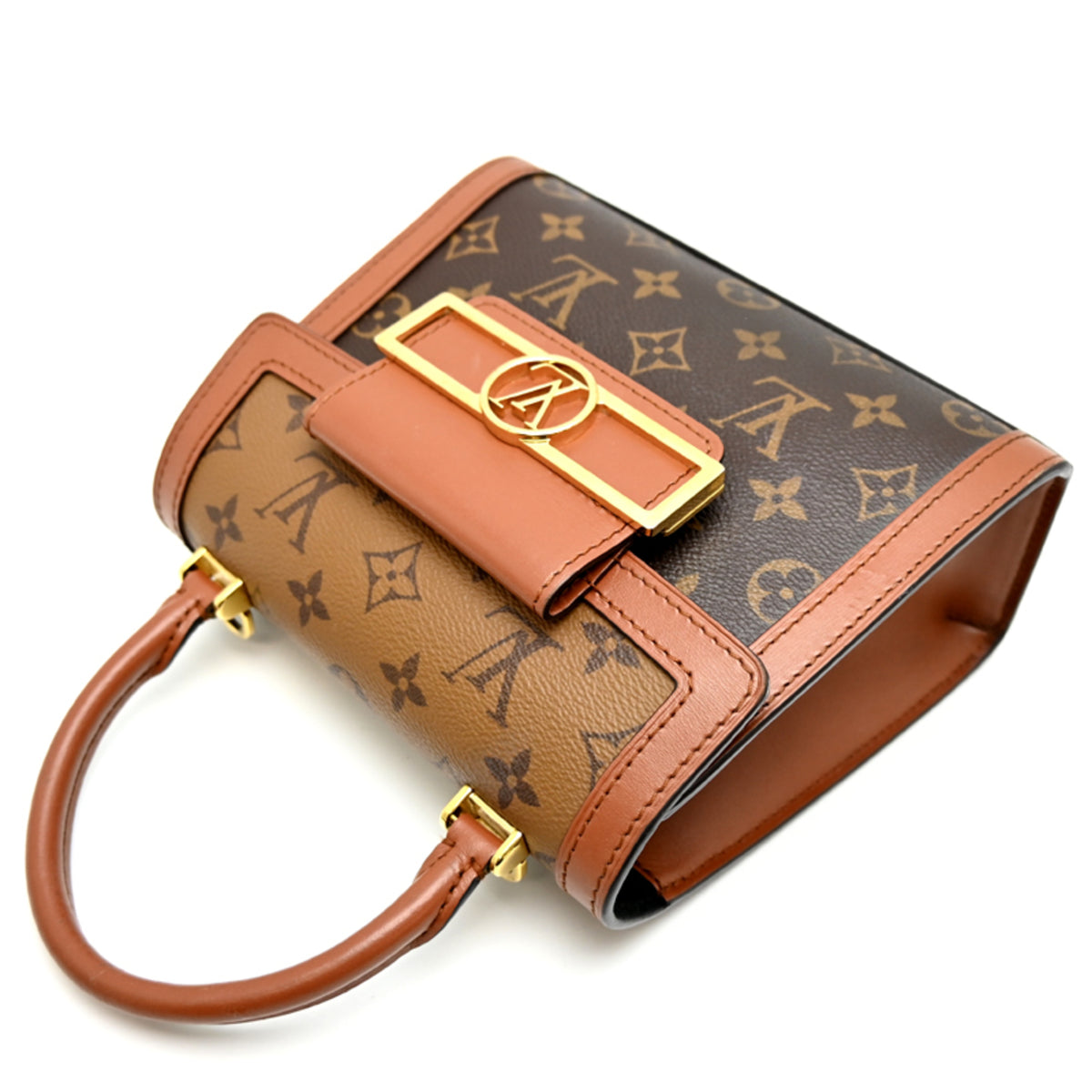 Louis Vuitton Brown Monogram Monogram Reverse Monogram Shoulder Bag (Pre-Owned)