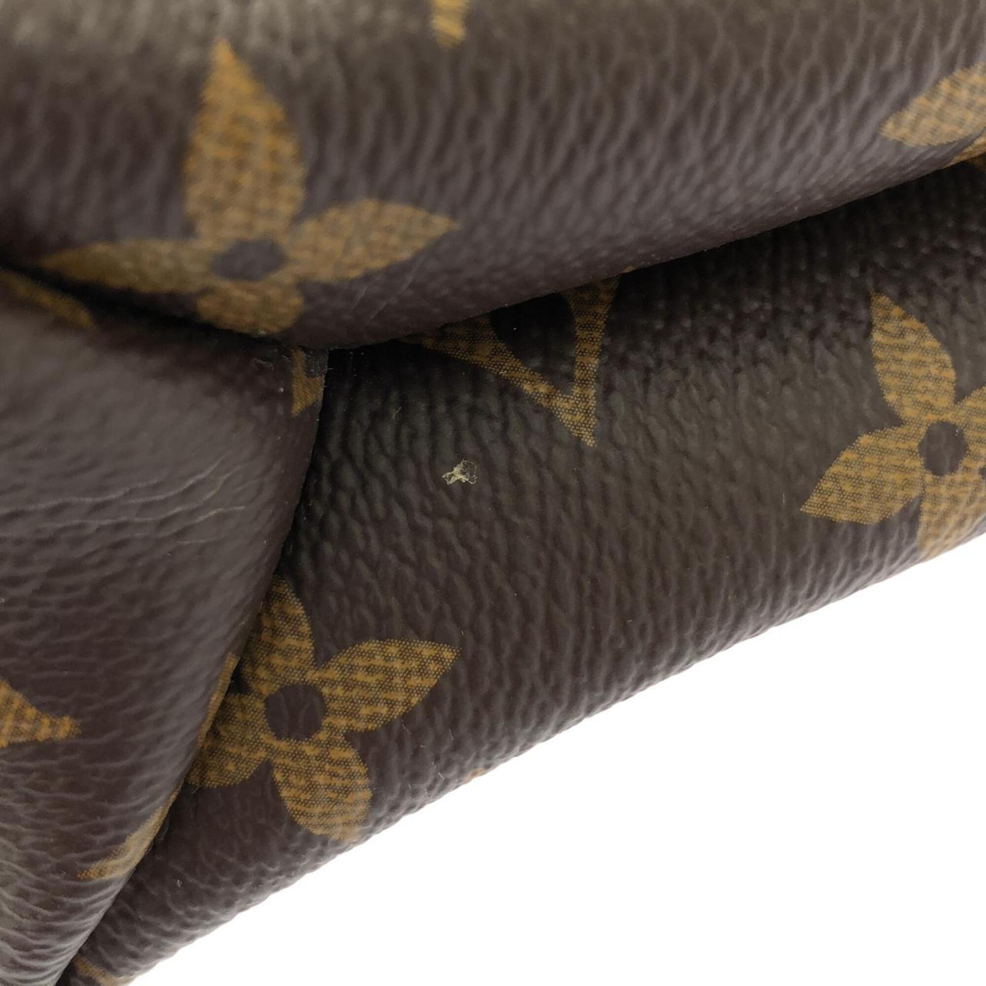 Louis Vuitton Bordeaux Marron Coated Canvas Leather Shoulder Bag (Pre-Owned)