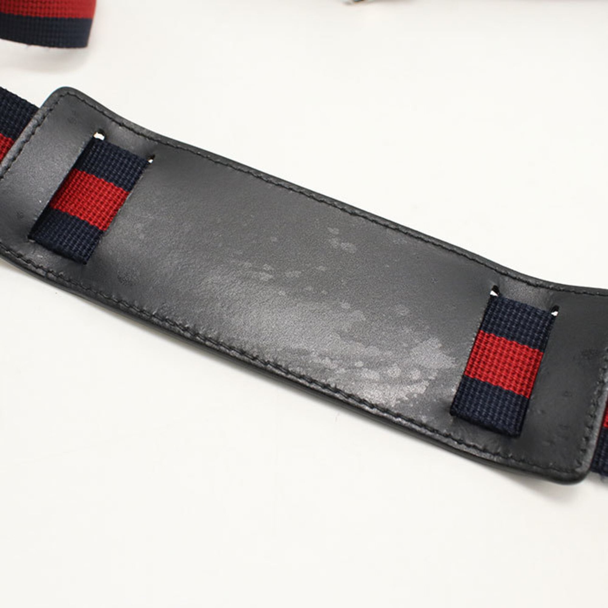 Gucci Black Pvc Messenger Bag Shoulder Bag (Pre-Owned)