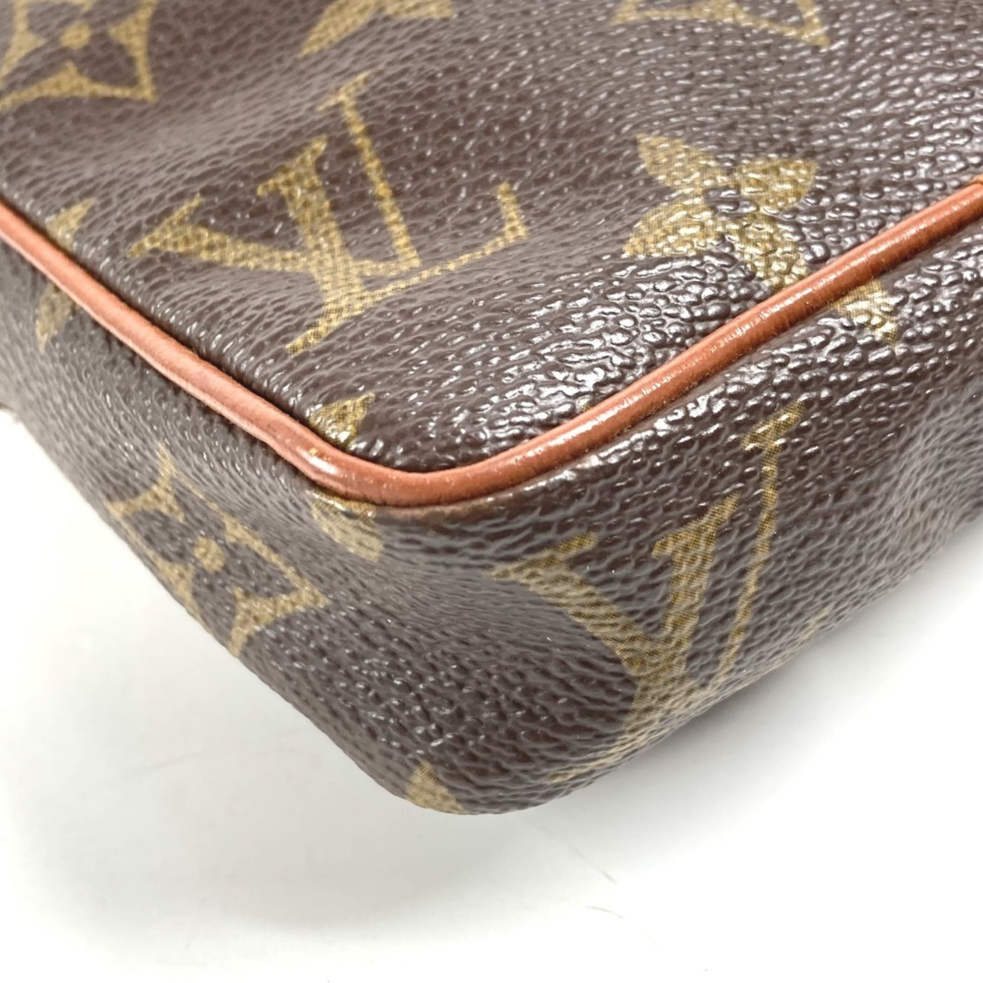 Louis Vuitton Brown Galle Monogram Pochette Shoulder Bag (Pre-Owned)