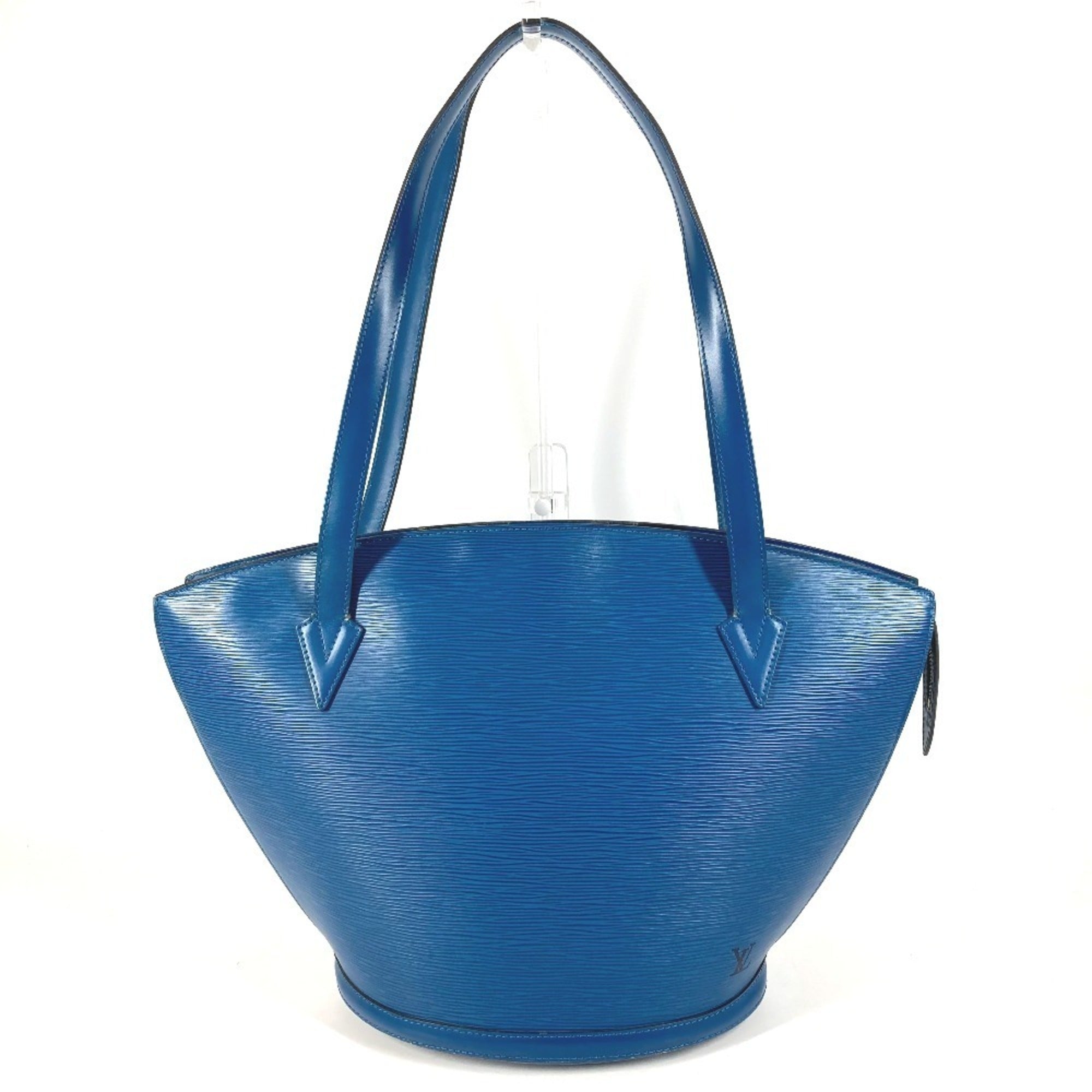 Louis Vuitton Blue Toledo Blue Epi Leather Shoulder Bag Tote Bag (Pre-Owned)