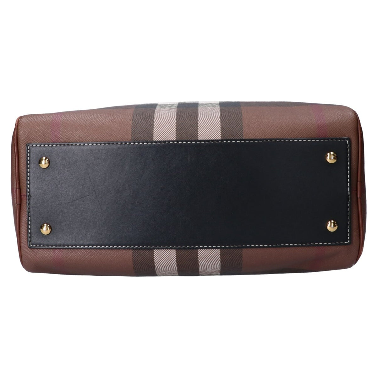 Burberry Brown Pvc Handbag (Pre-Owned)