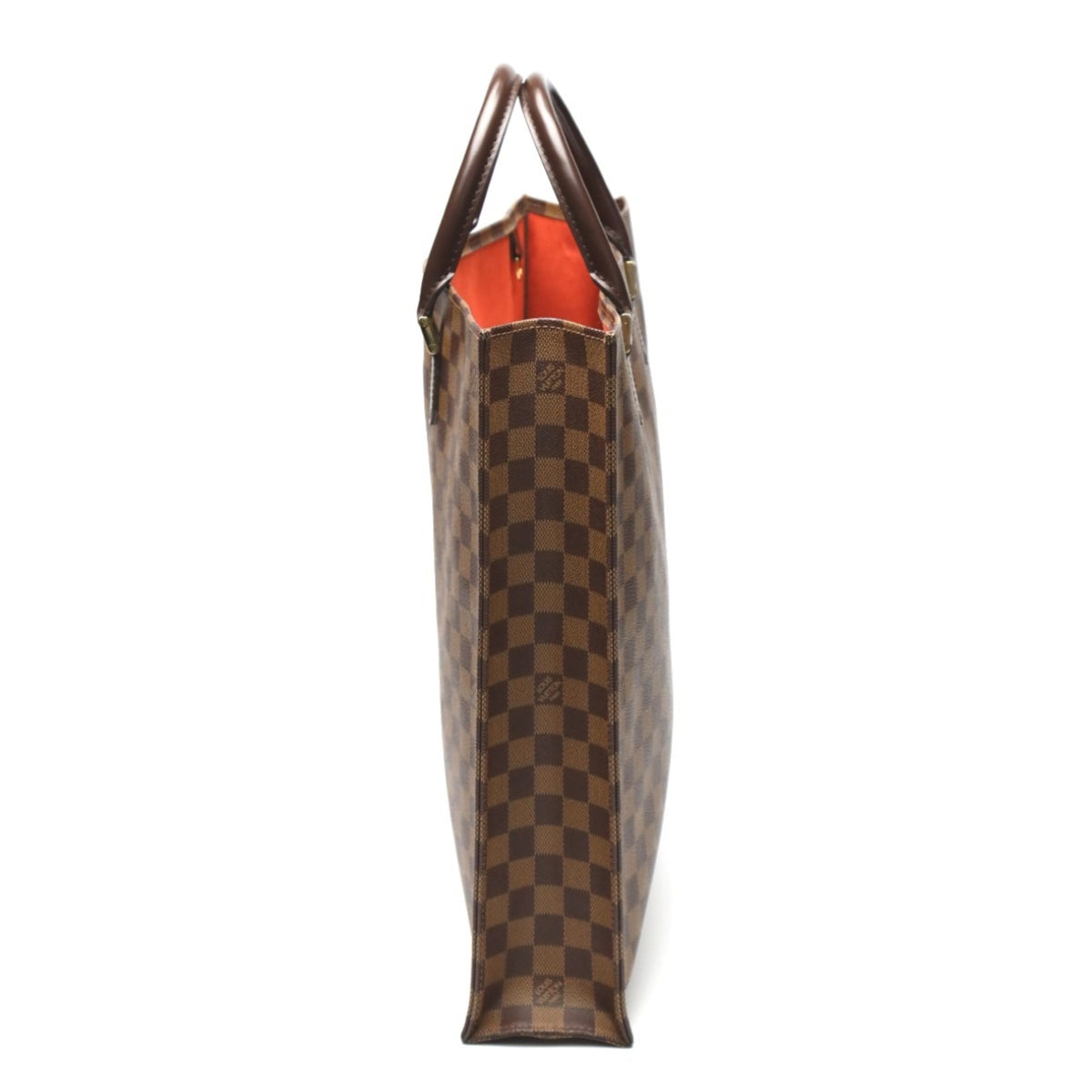 Louis Vuitton Brown Damier Canvas Ebene Damier Canvas Handbag Tote Bag (Pre-Owned)