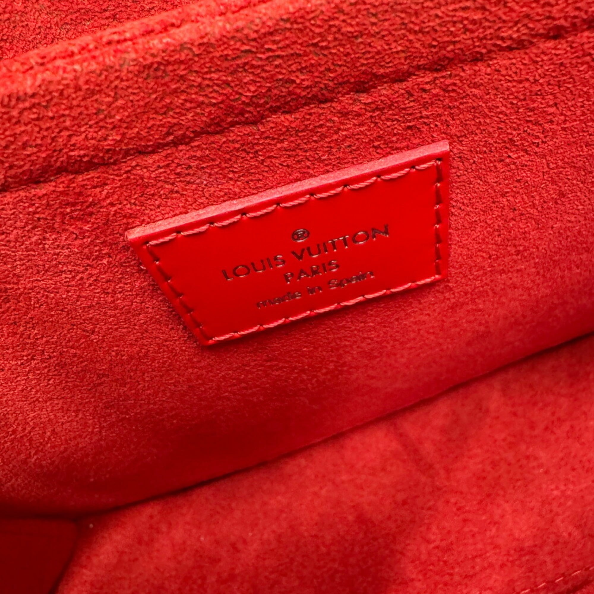 Louis Vuitton Red Brown Monogram Epi Leather Shoulder Bag (Pre-Owned)