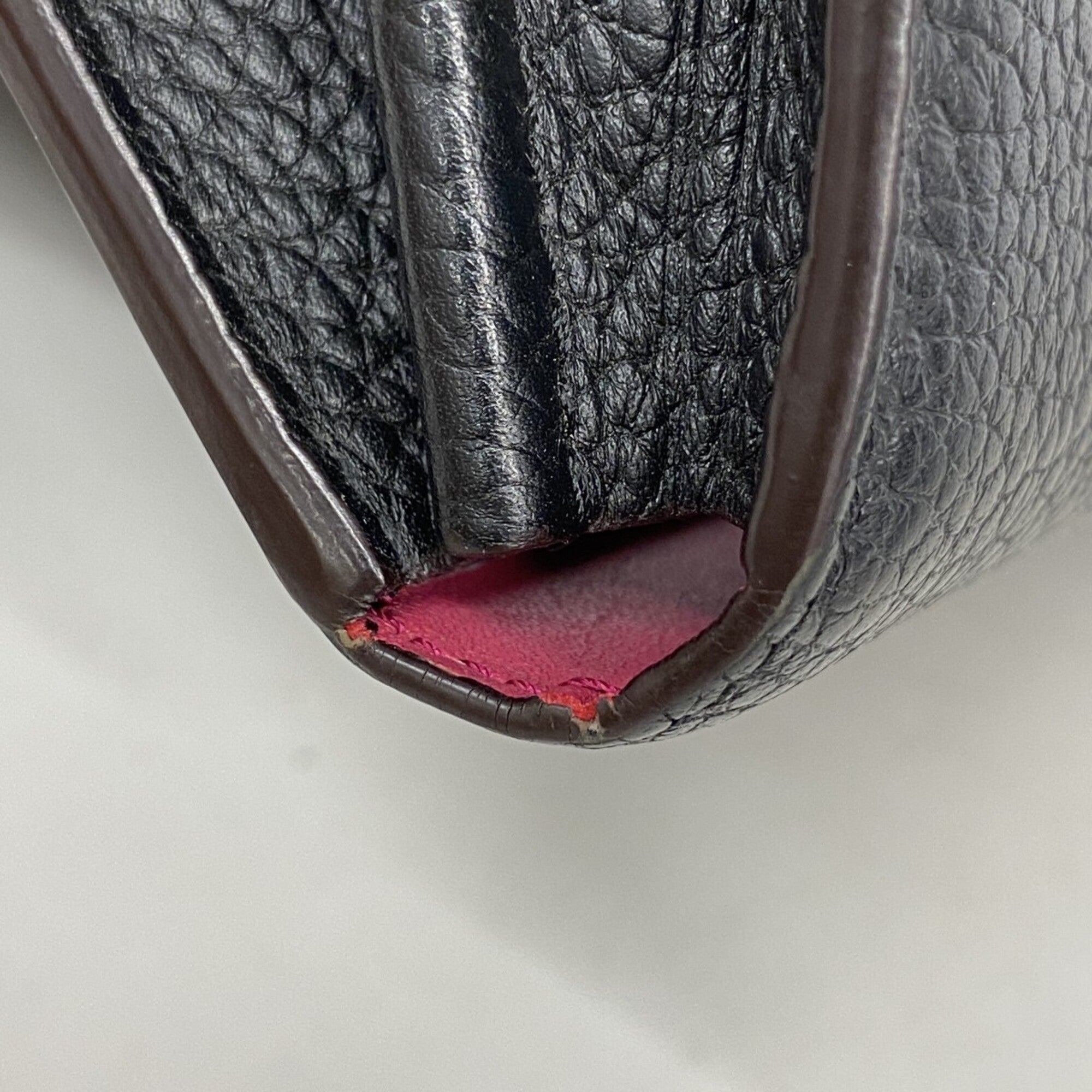 Louis Vuitton Noir Long Wallet (Bi-Fold) (Pre-Owned)