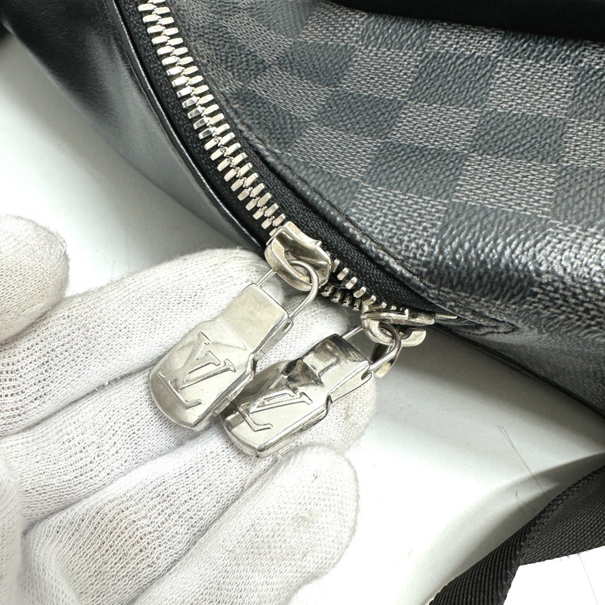 Louis Vuitton Black Damier Graphite Backpack (Pre-Owned)