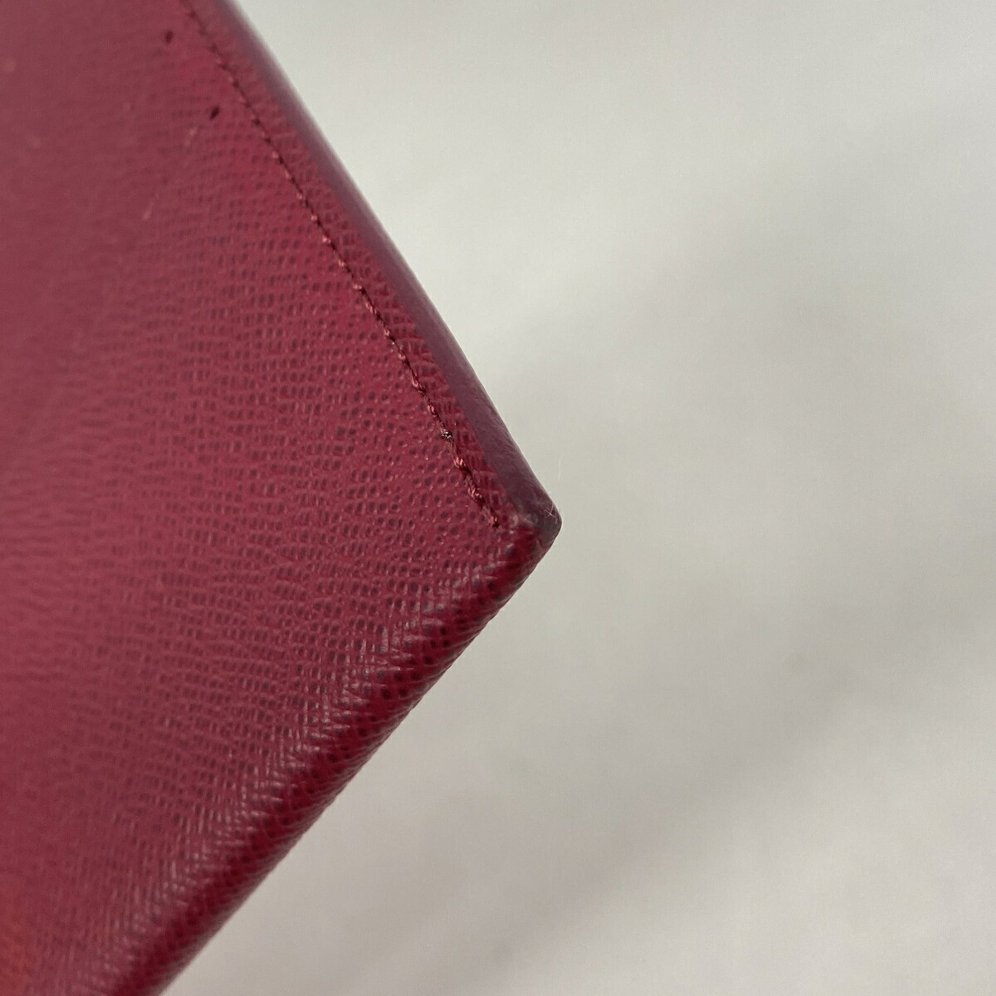 Louis Vuitton Brown Fuchsia Chain/Shoulder Wallet (Pre-Owned)