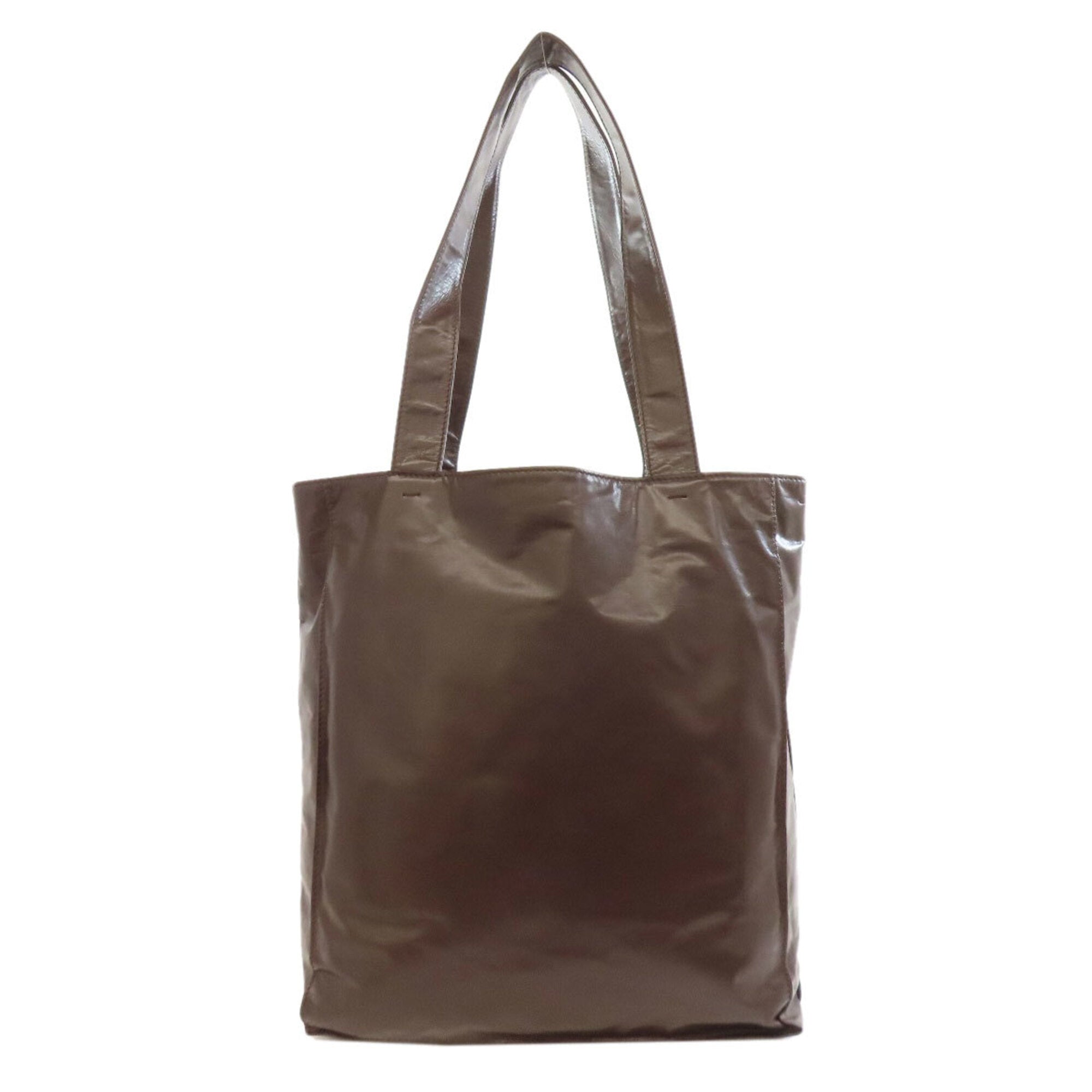 Valentino Brown Leather Tote Bag (Pre-Owned)