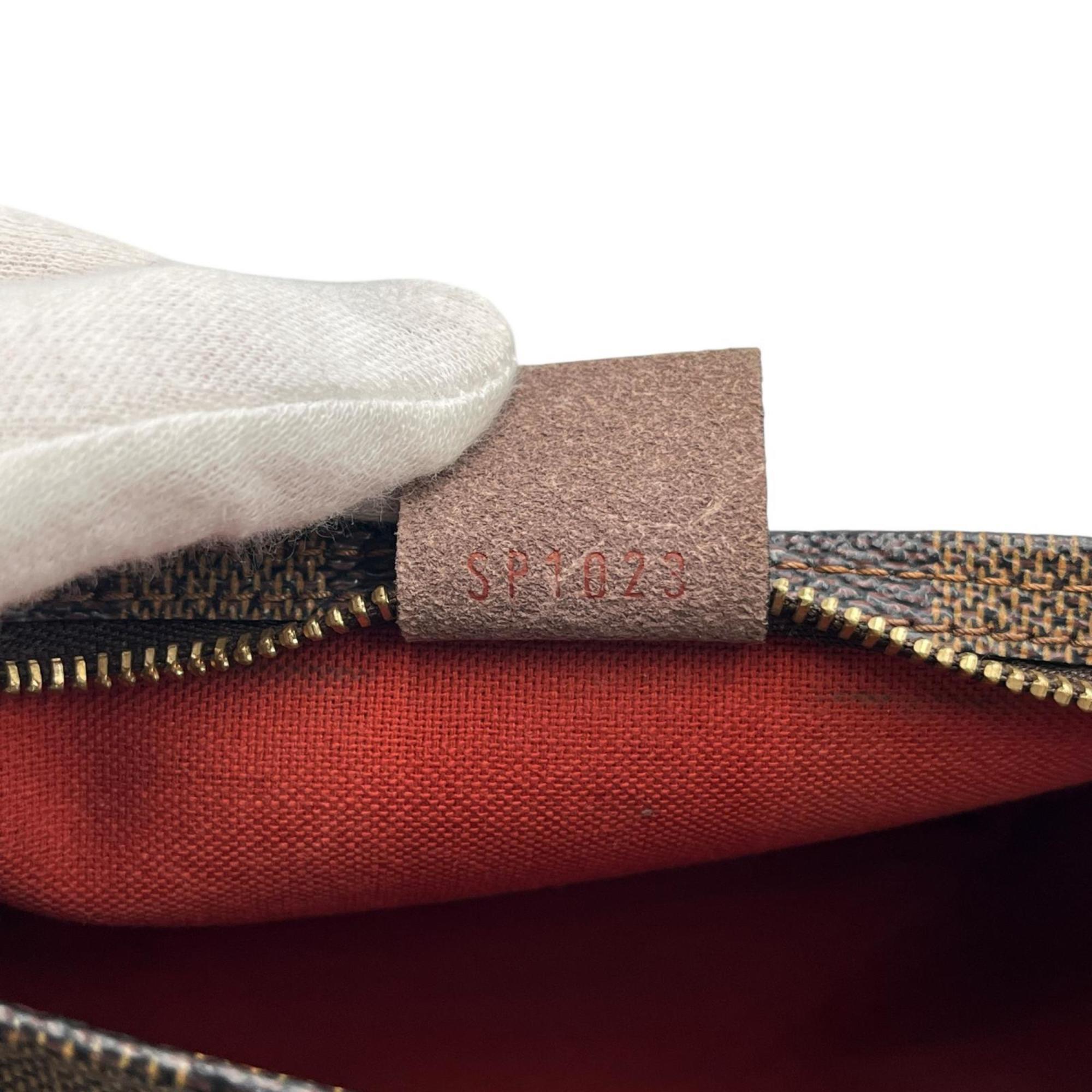 Louis Vuitton Brown Damier Canvas Handbag Pouch (Pre-Owned)