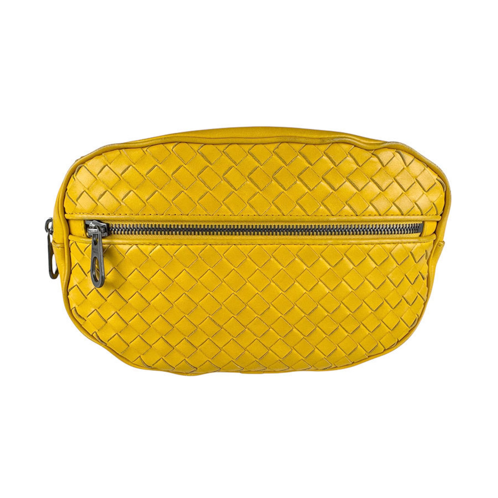 Bottega Veneta Yellow Leather Fanny Pack (Pre-Owned)