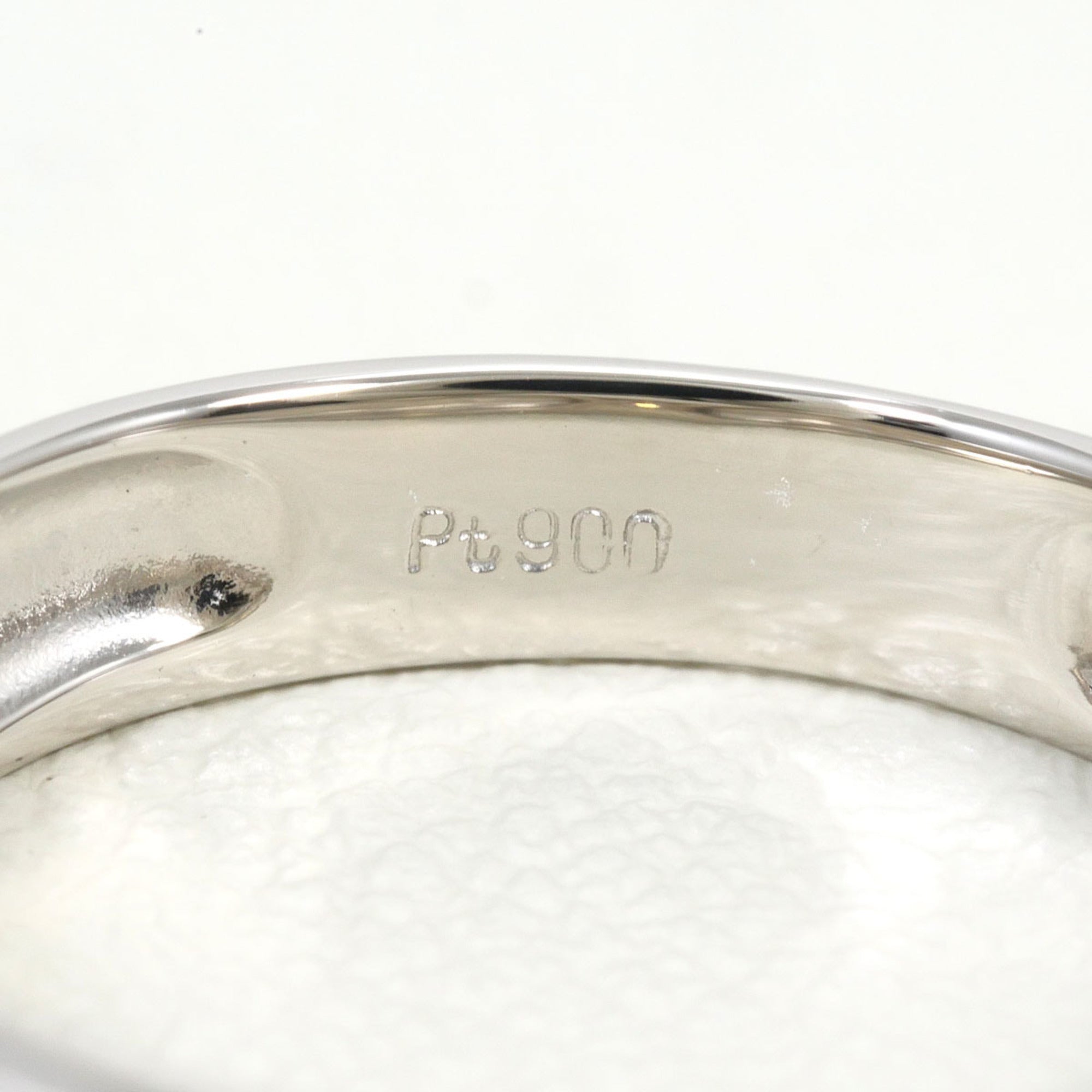 Unbranded Pink Platinum Platinum 900 Band Ring (Pre-Owned)