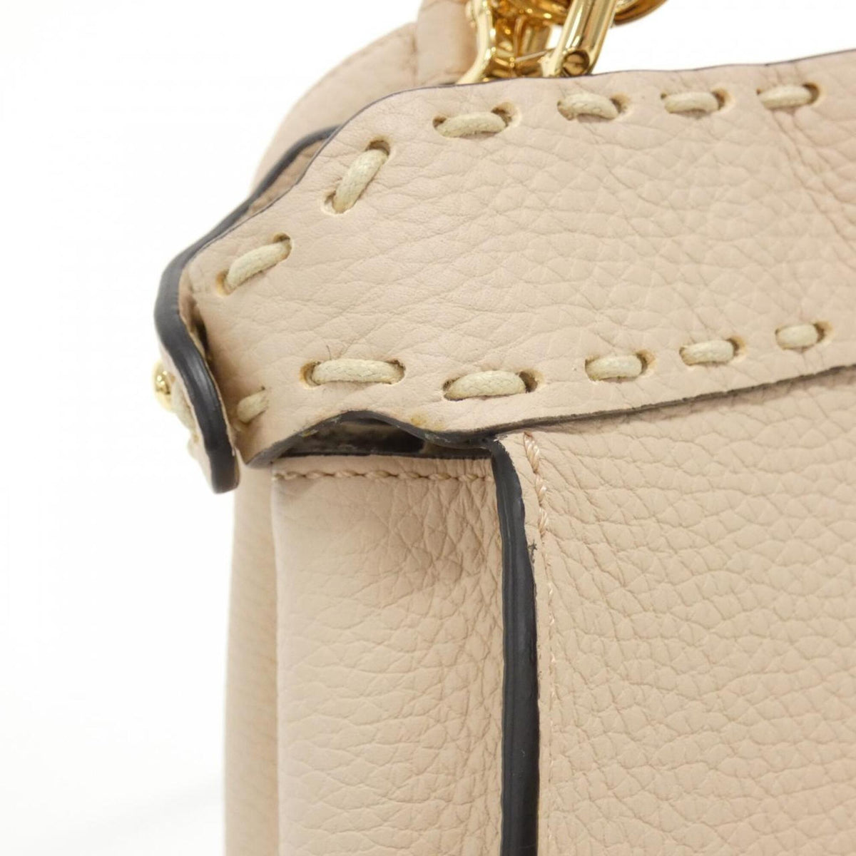Fendi Pink Leather Handbag (Pre-Owned)