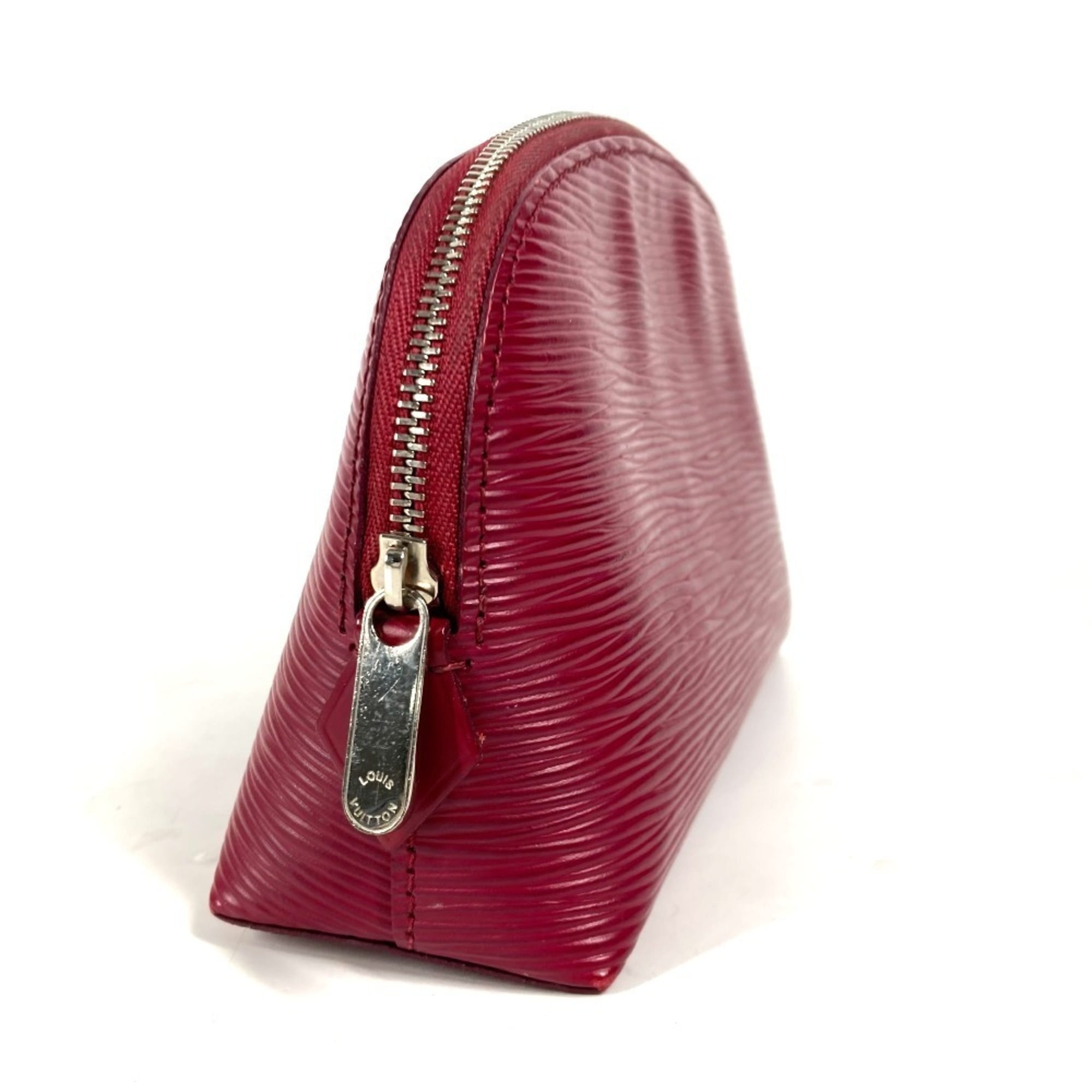 Louis Vuitton Fuchsia Pink Pink Epi Leather Pochette Pouch (Pre-Owned)