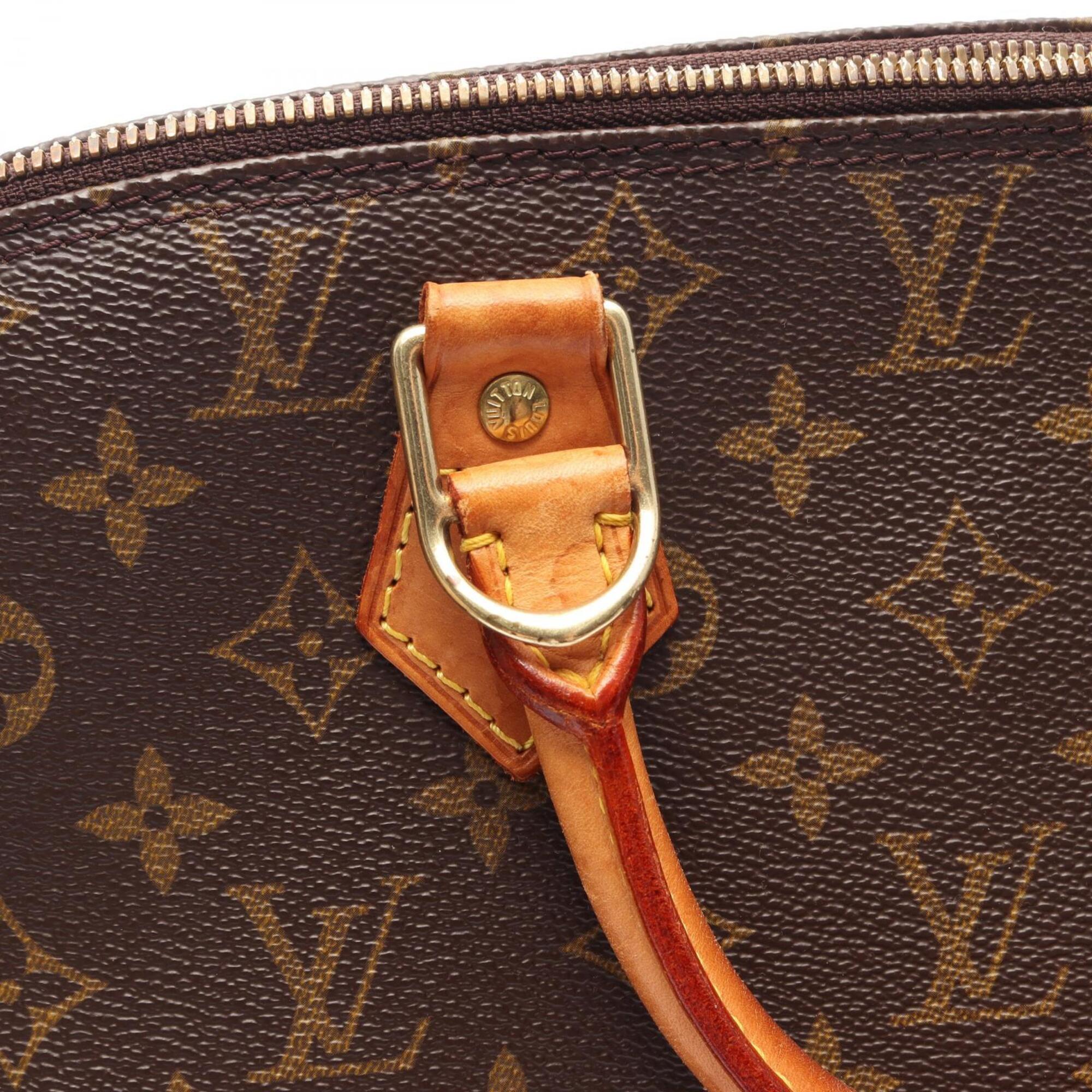 Louis Vuitton Brown Pvc Leather Handbag (Pre-Owned)