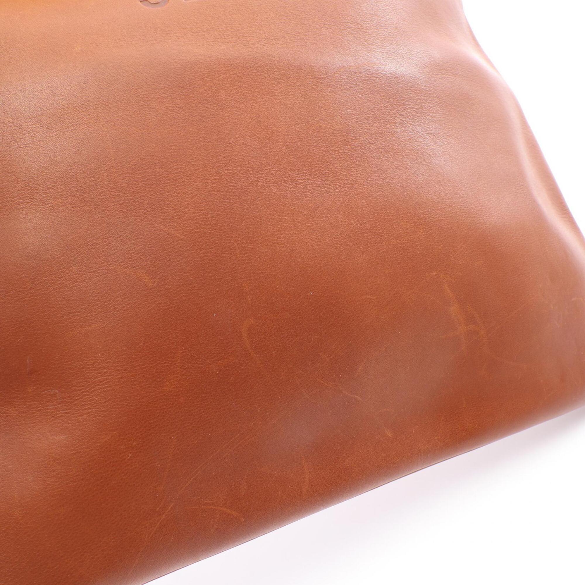 Hermes Brown Fauve Barenia Leather Handbag Shoulder Bag (Pre-Owned)