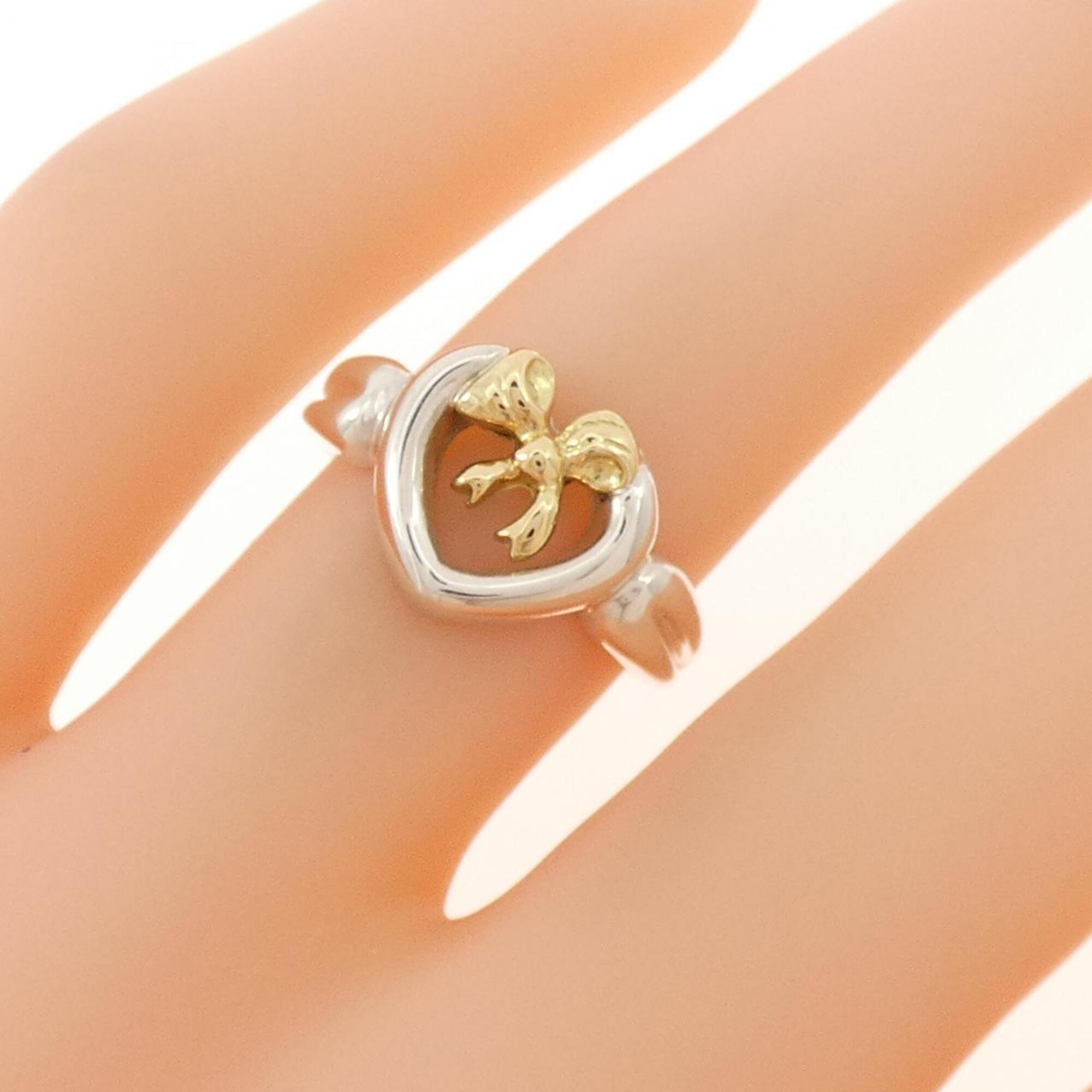 Tiffany Yellow Gold (18K) Silver 925 Band Ring (Pre-Owned)