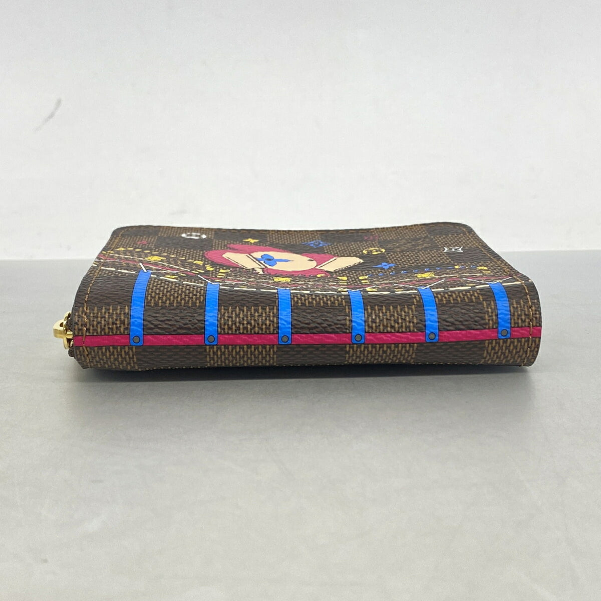 Louis Vuitton Ebene Coin Purse/Coin Case (Pre-Owned)