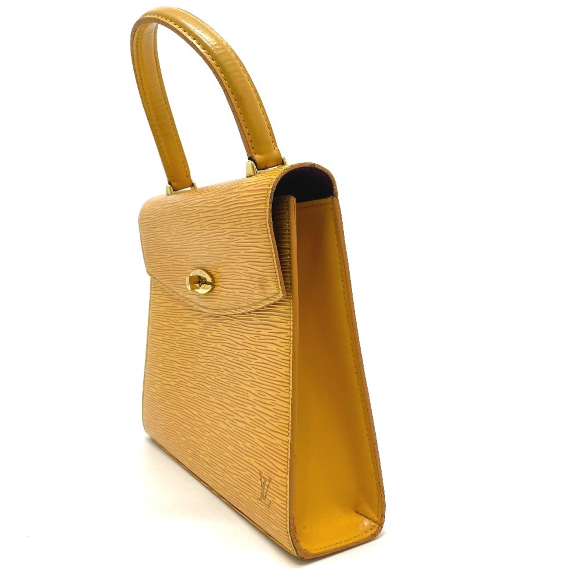 Louis Vuitton Epi Yellow Epi Leather Handbag (Pre-Owned)