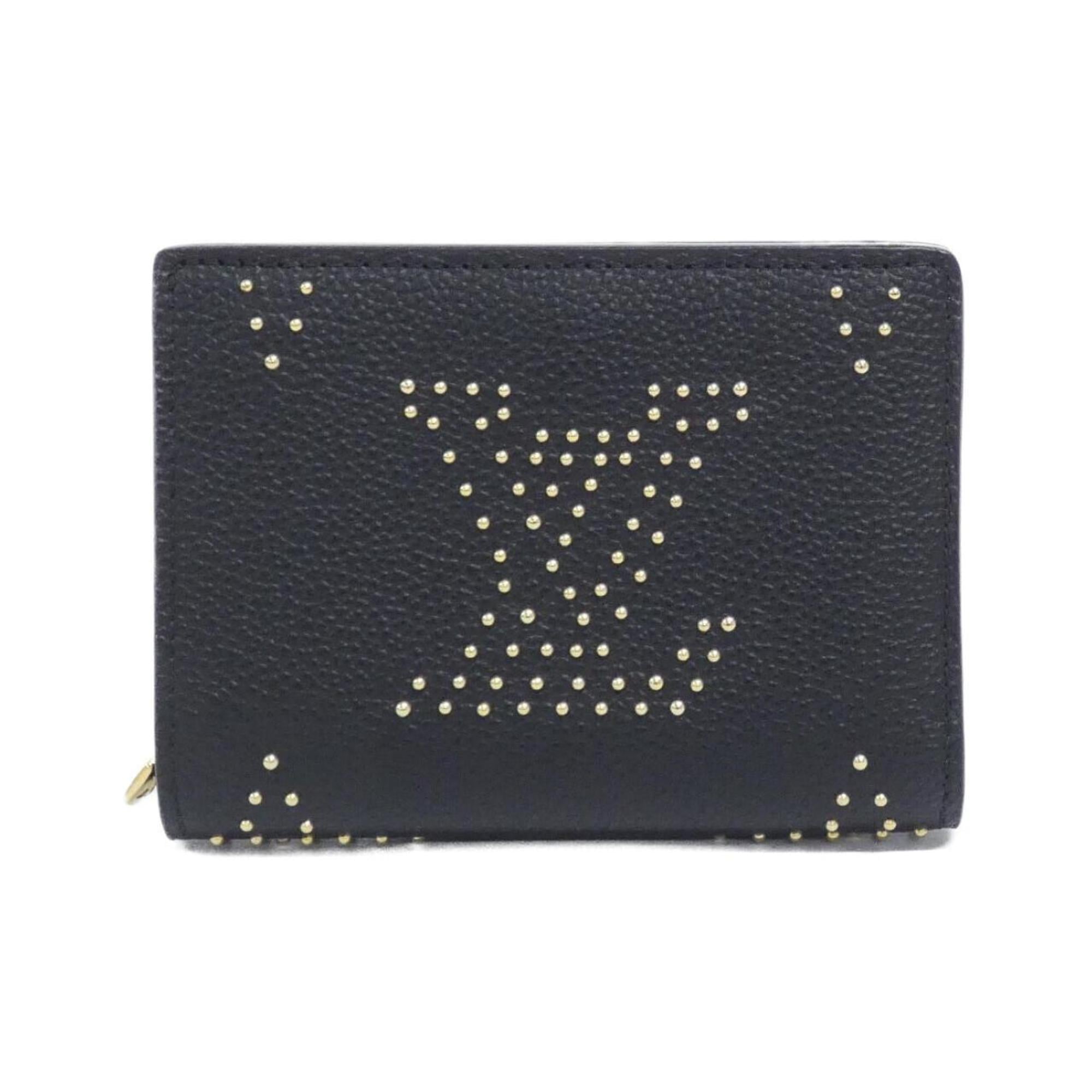 Louis Vuitton Black Leather Wallet (Bi-Fold) (Pre-Owned)