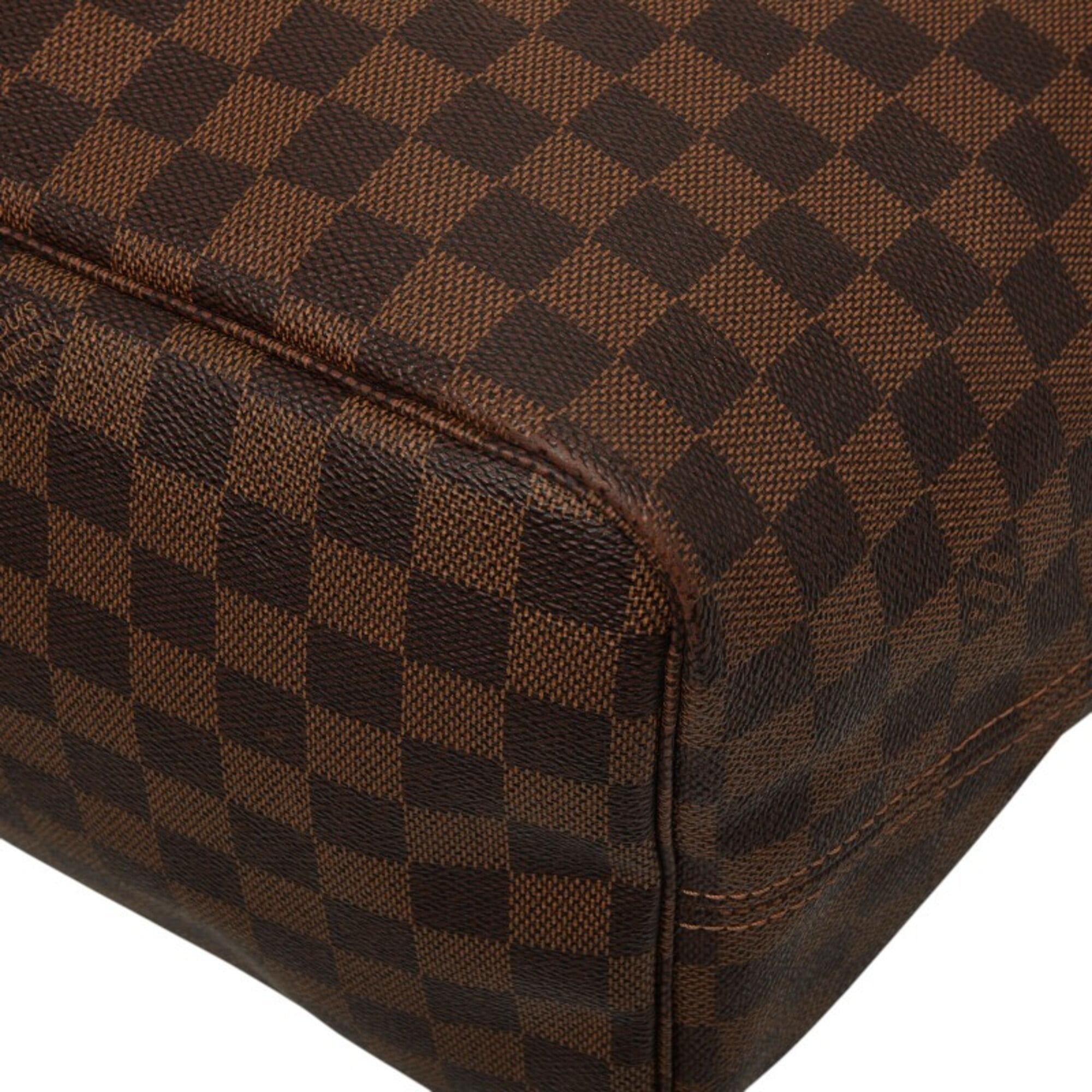 Louis Vuitton Brown Pvc Leather Shoulder Bag Tote Bag (Pre-Owned)