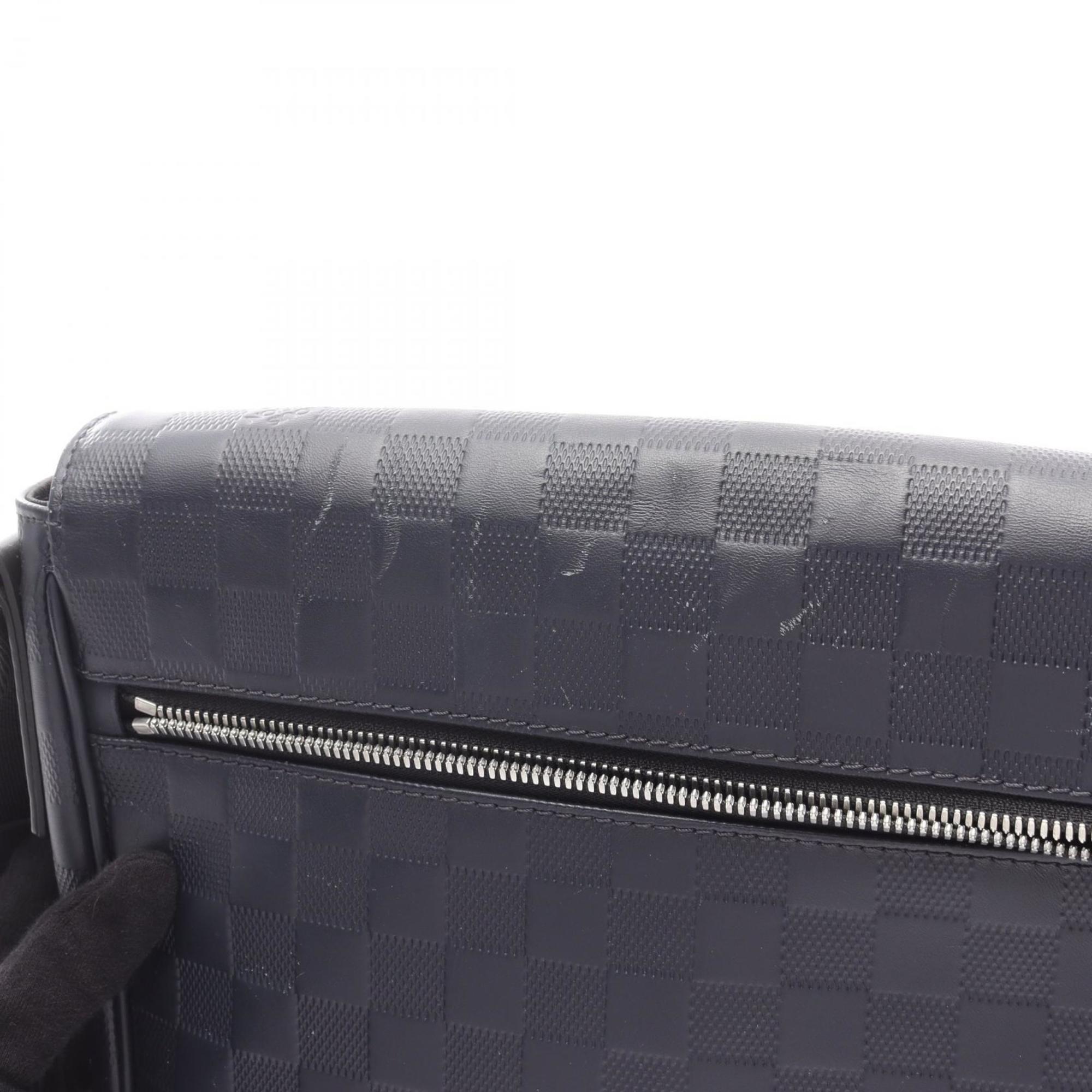 Louis Vuitton Cosmos Navy Damier Infini Handbag Shoulder Bag (Pre-Owned)