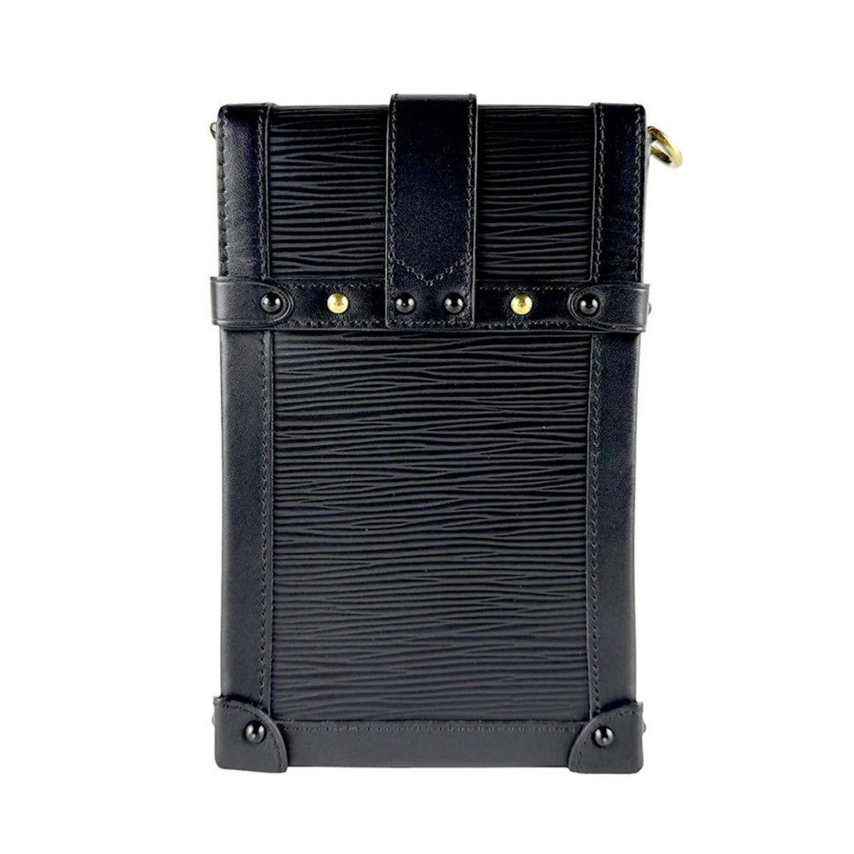 Louis Vuitton Noir Epi Leather Pochette Shoulder Bag (Pre-Owned)